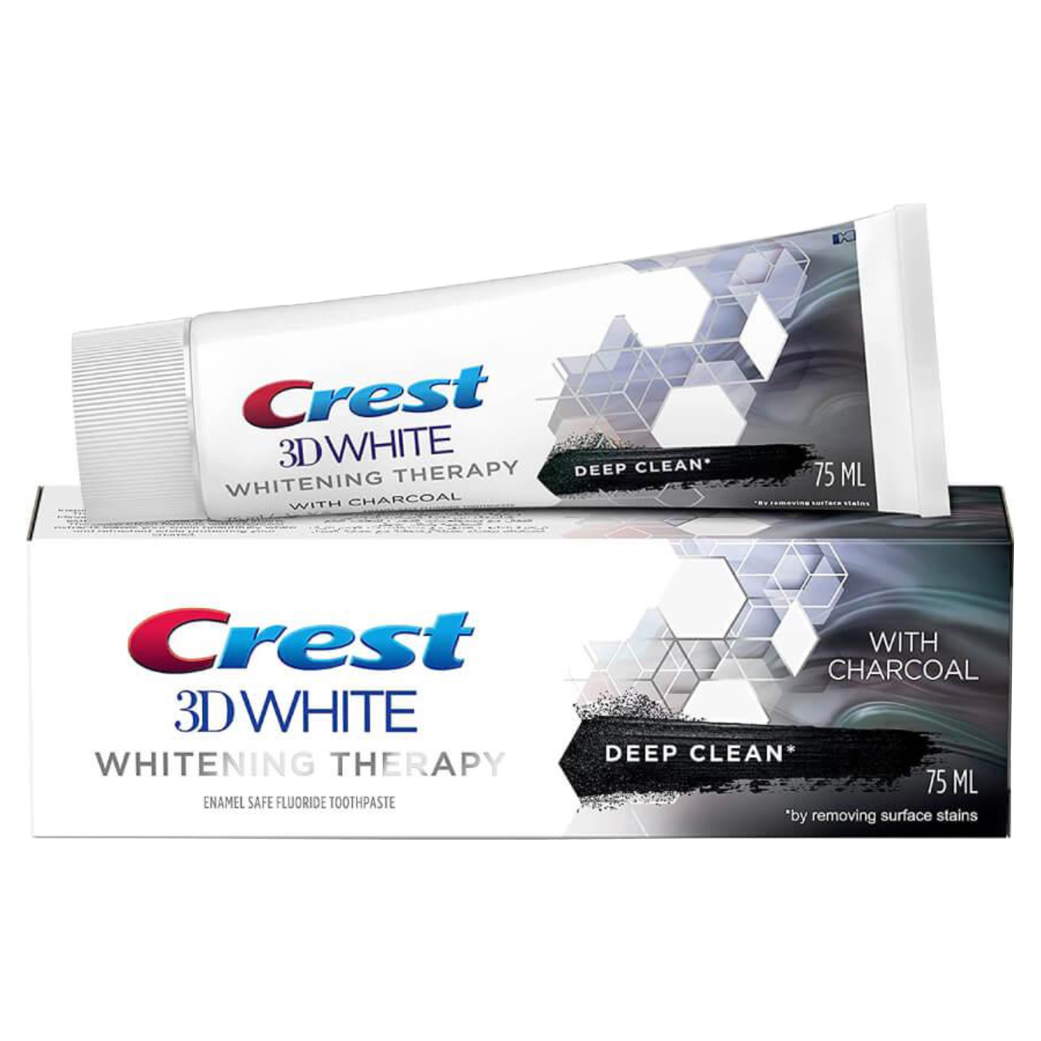 Crest 3D Teeth Whitening Therapy, Charcoal Toothpaste 75ml