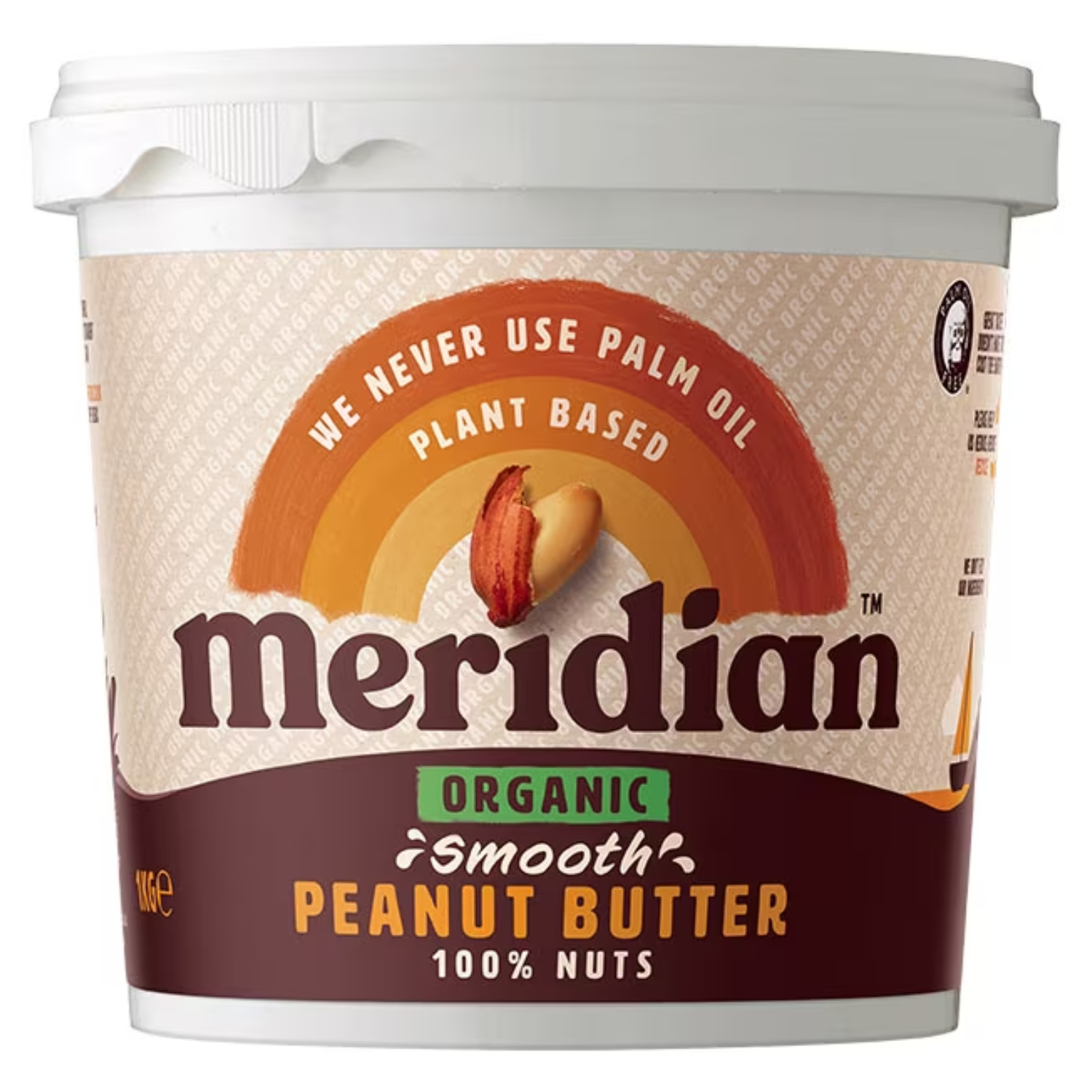 Product Image for Holland & Barrett Meridian Natural Smooth Peanut Butter 1kg