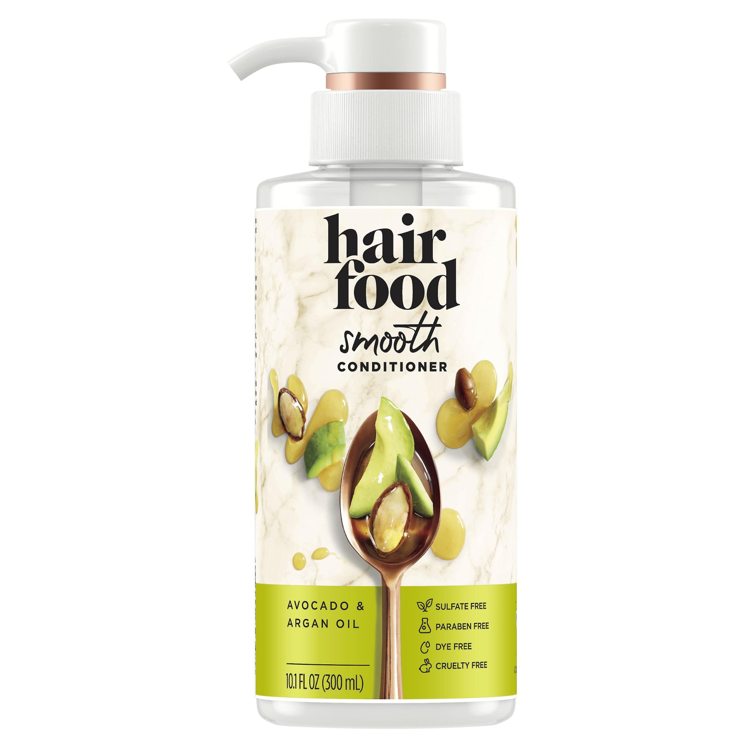 Hair Food Sulfate Free Conditioner, Dye Free Smoothing Treatment with Argan Oil and Avocado 300ml