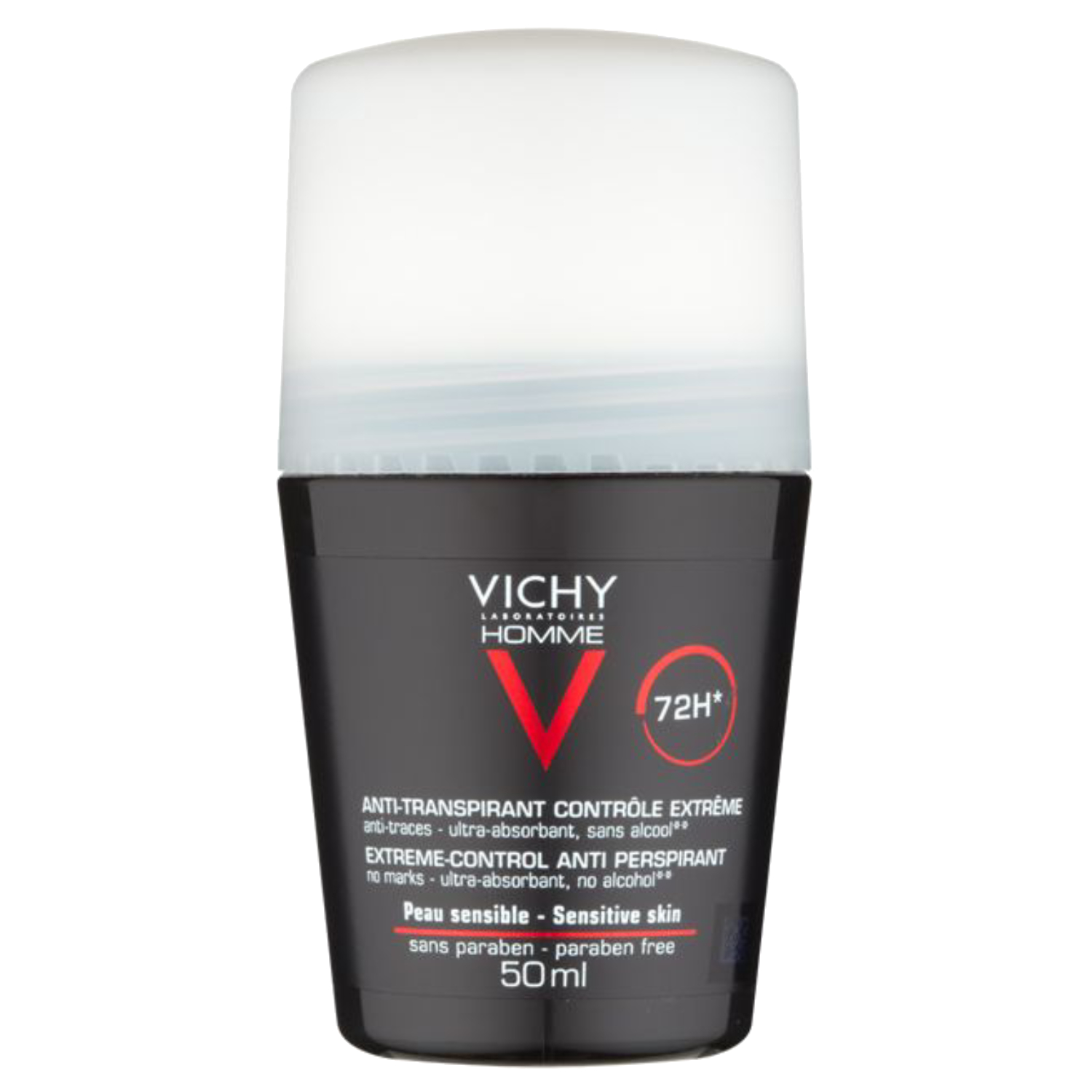 Vichy Homme 72 Hour Deodorant Anti Perspirant Soothing Effect Buy 1 & Get 50% off on the Second