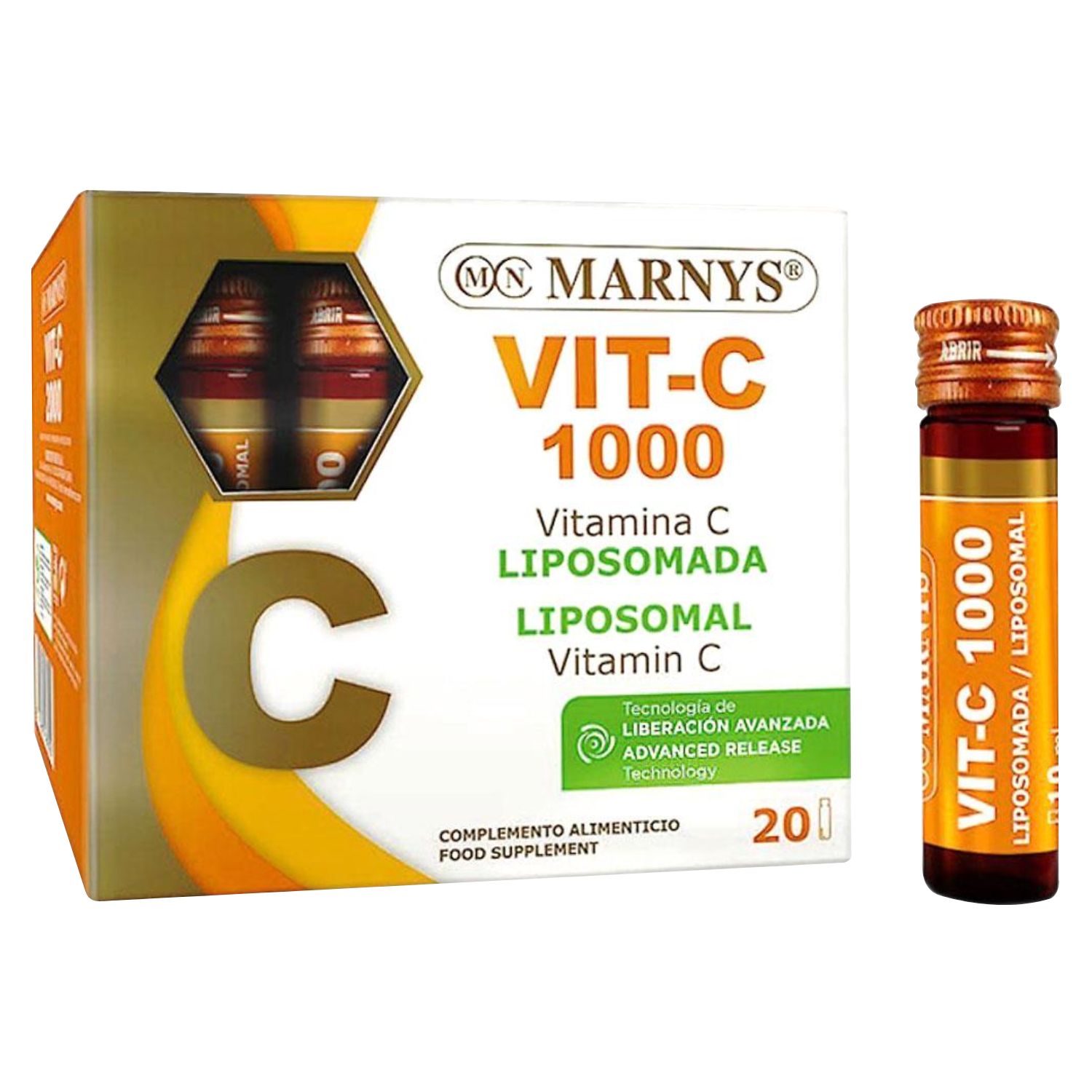 Marnys Vitamin C 1000 Liposomal 10ml Vials 20's