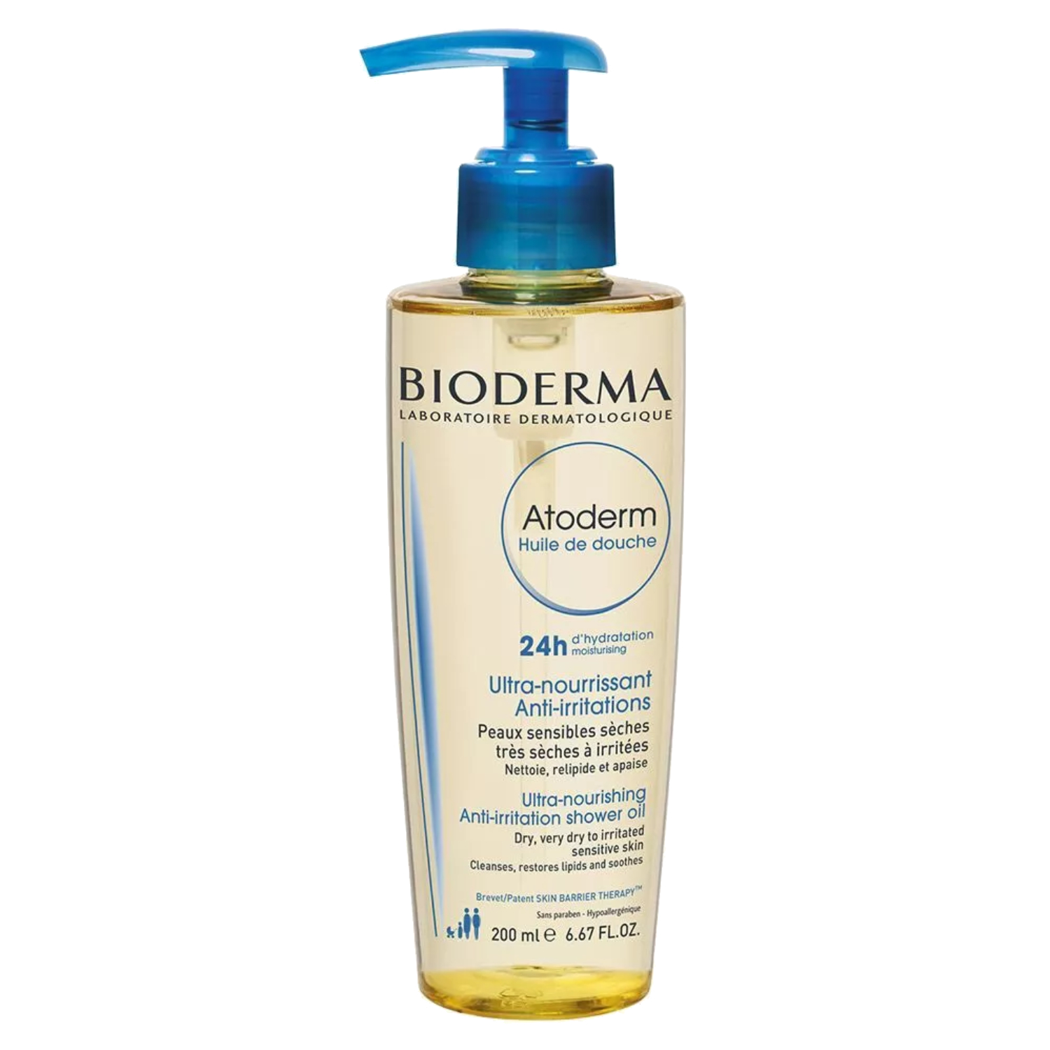 Bioderma Atoderm Nourishing Anti irritation Shower Oil For Dry Skin & Irritated Sensitive Skin 200ml