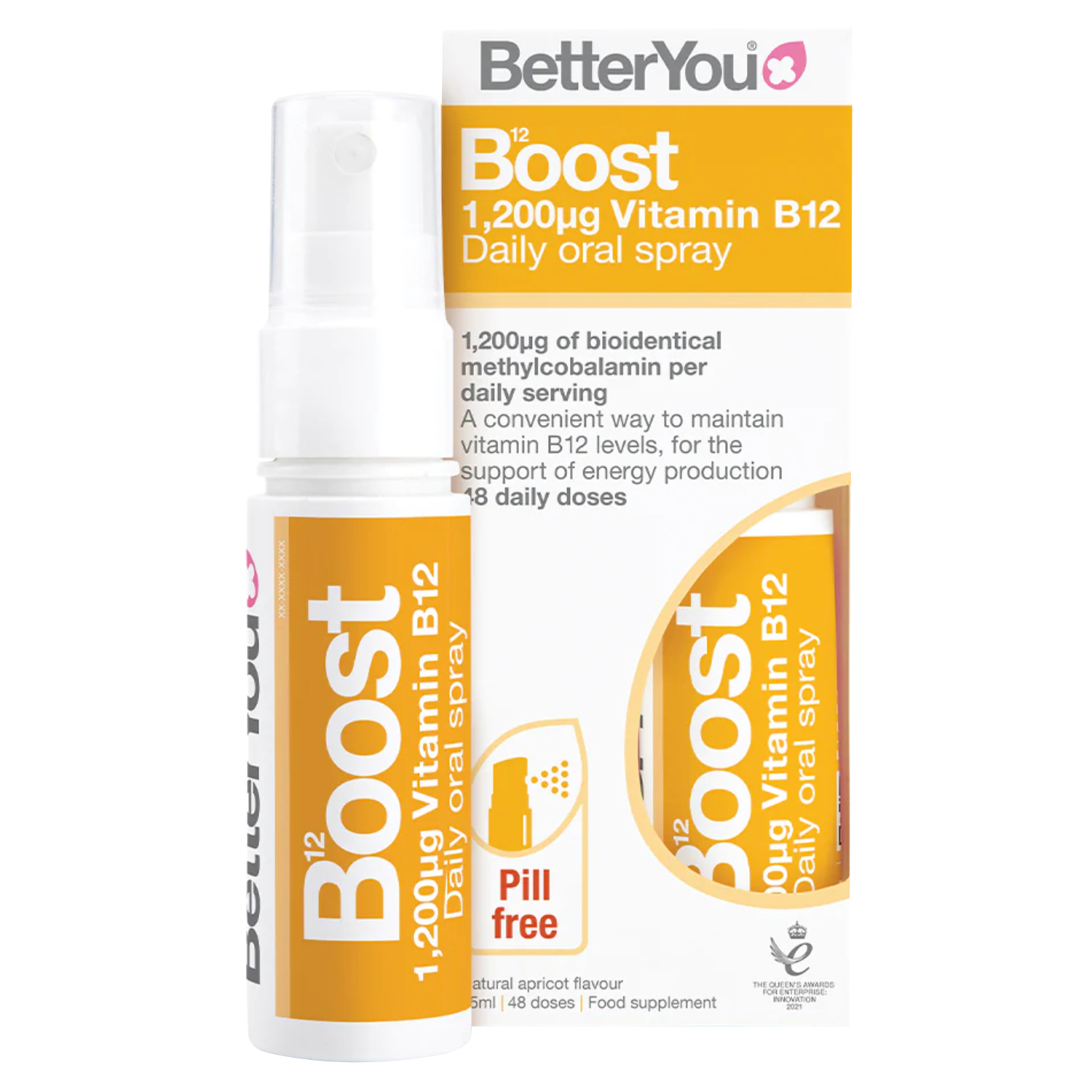BetterYou Boost Daily Vitamins B12 Oral spray 25ml