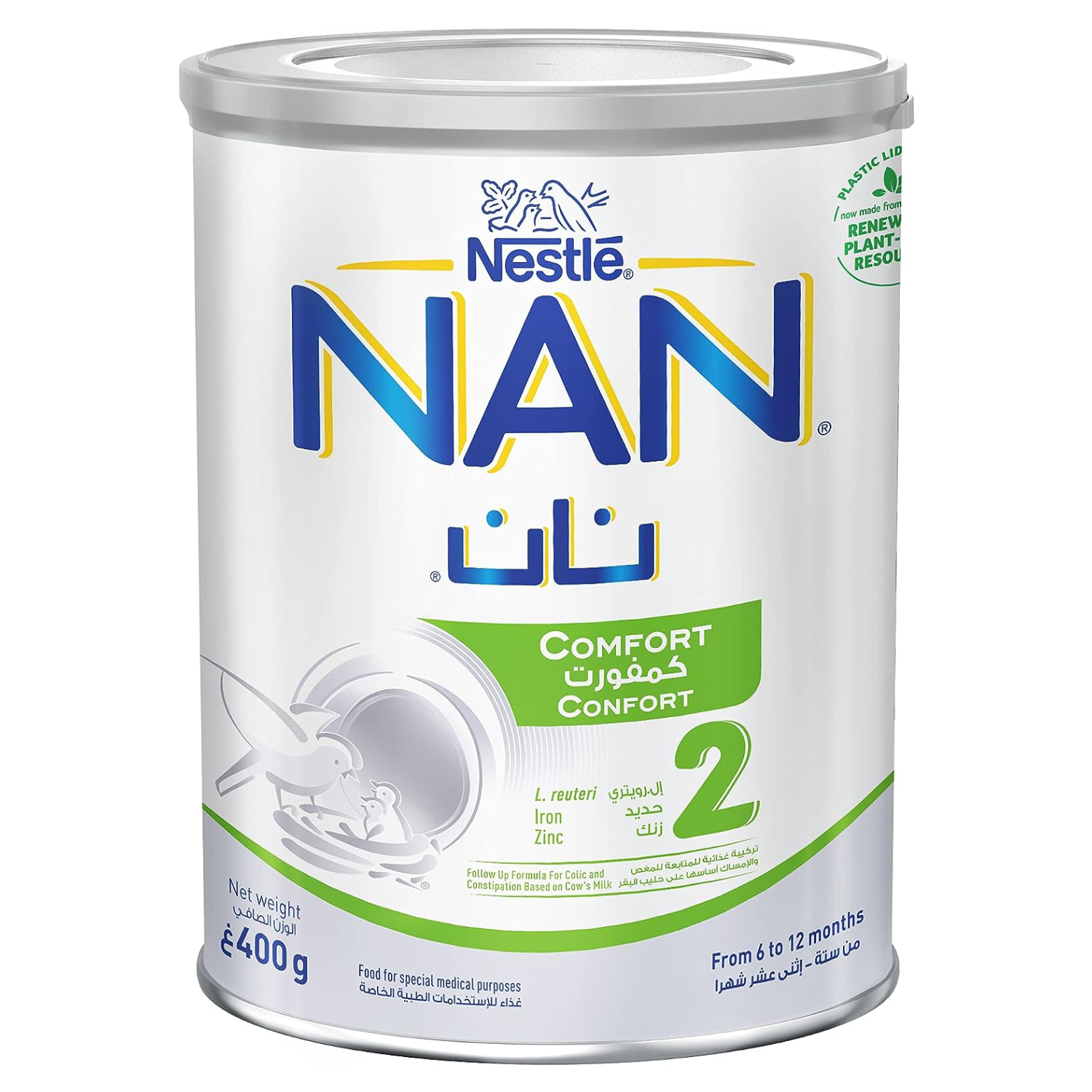 Nestle NAN COMFORT 2 From 6 to 12 Months Follow-up Formula 400g