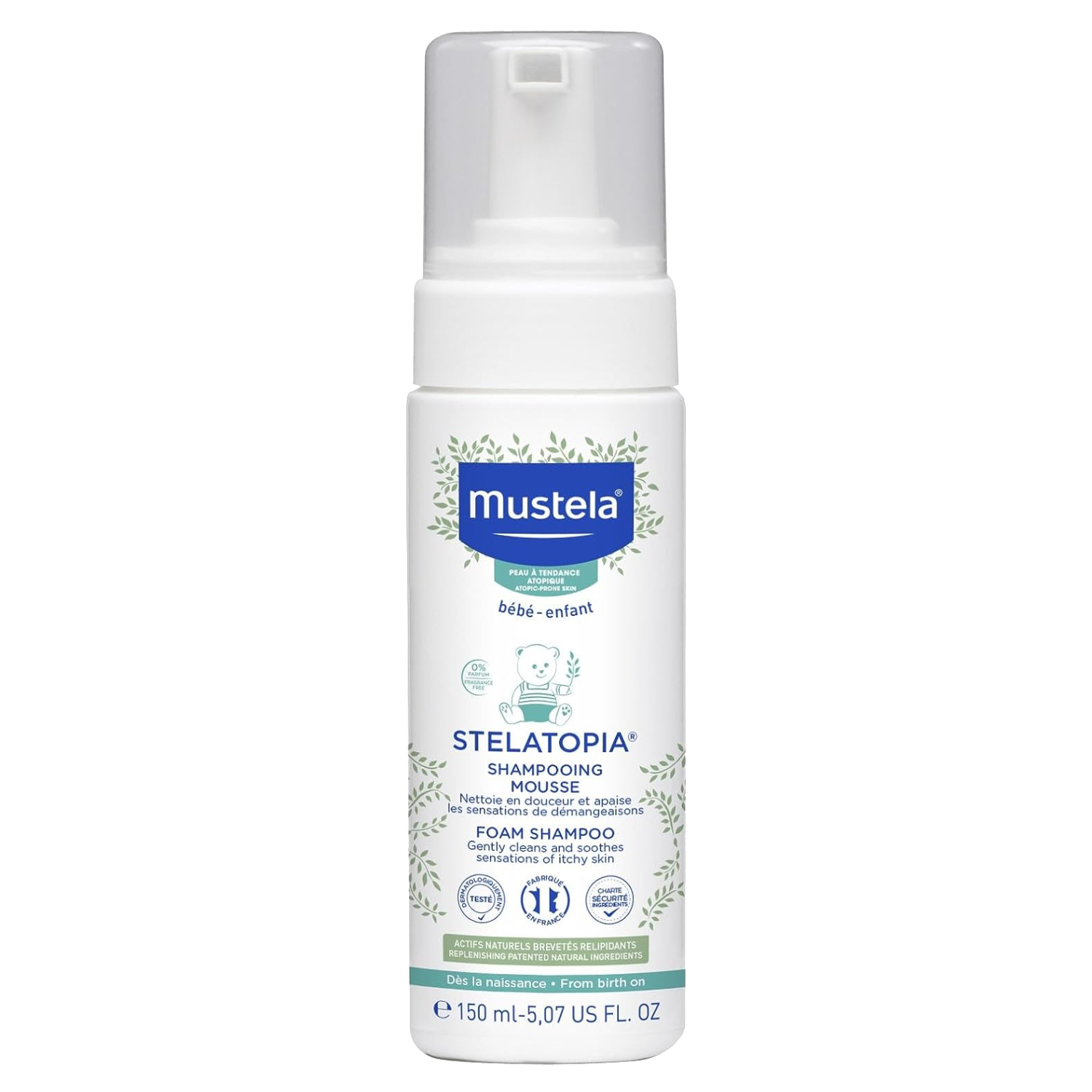 Mustela Stelatopia Foam Shampoo 150ml