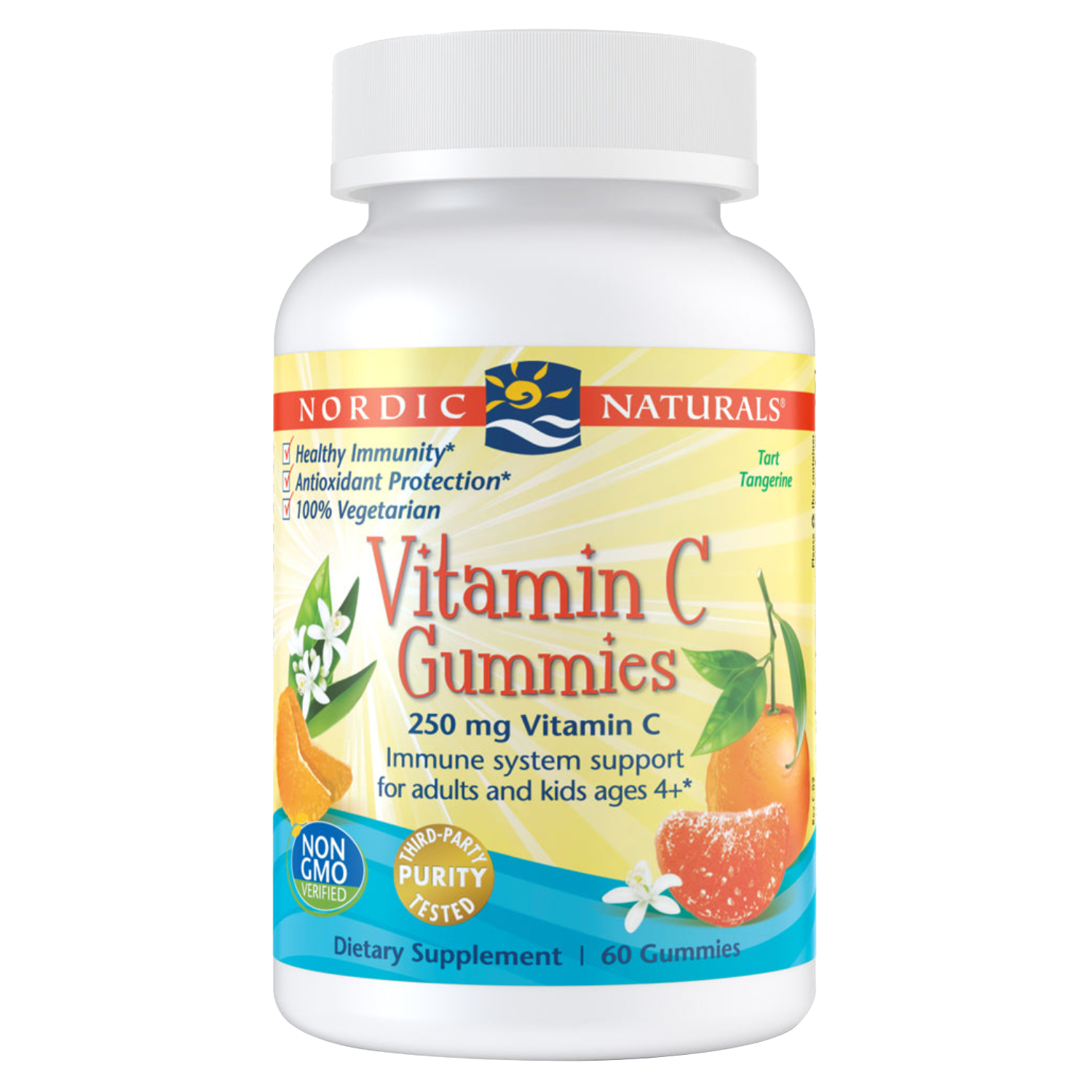 Nordic Naturals Vitamin C Gummies, Pack of 60's