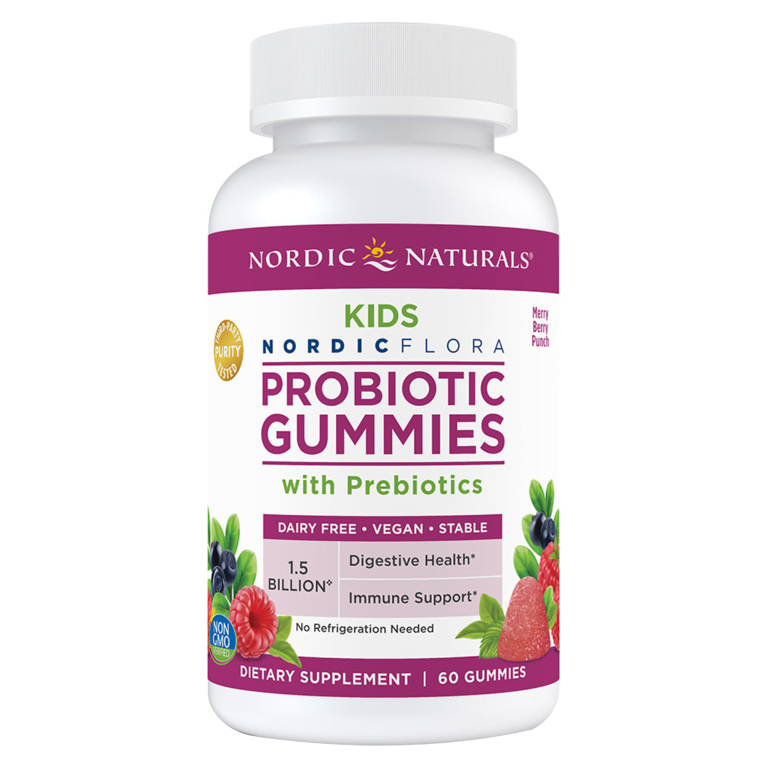 Nordic Naturals Probiotic Gummies Kids Gummies 60's