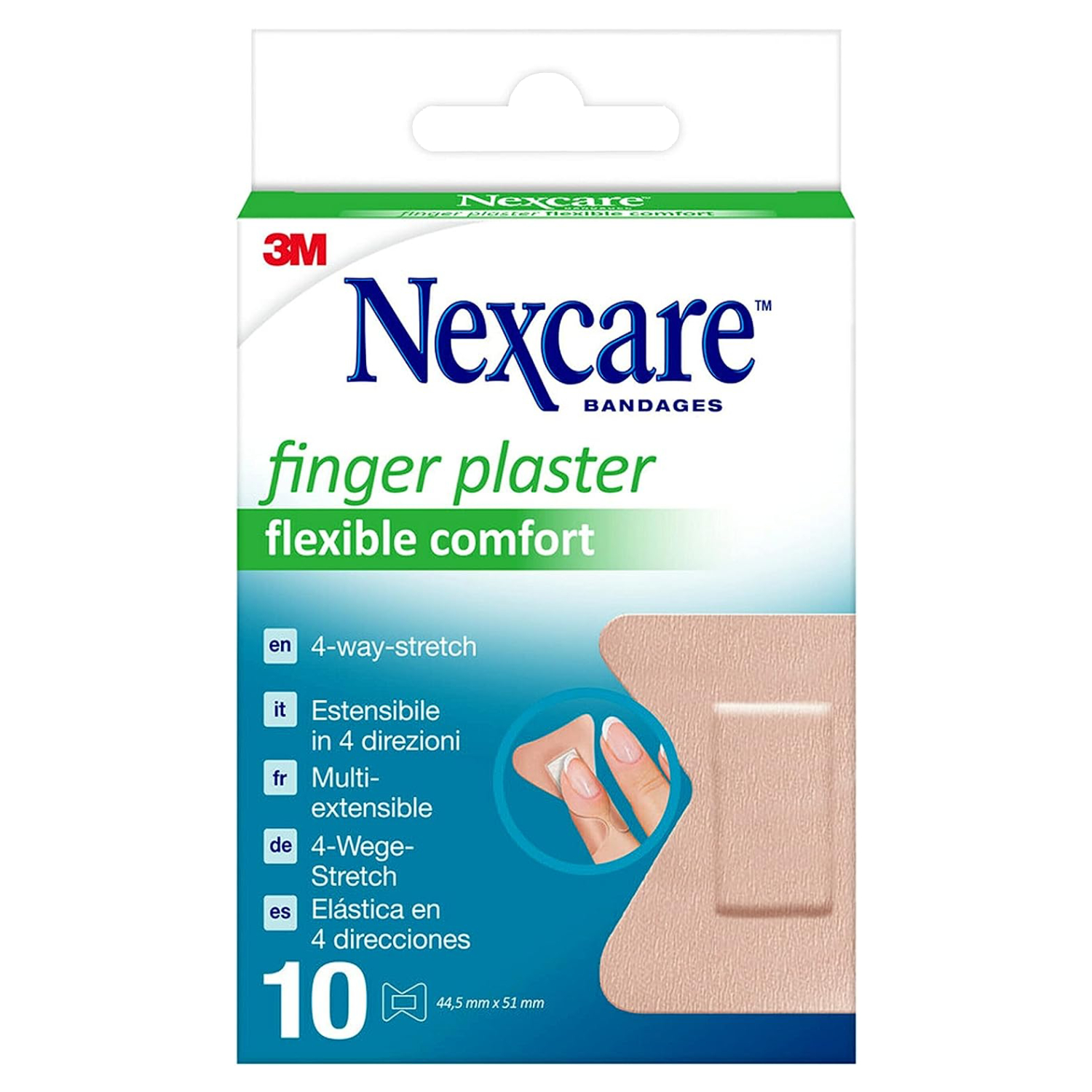 Nexcare Finger Plasters 10's