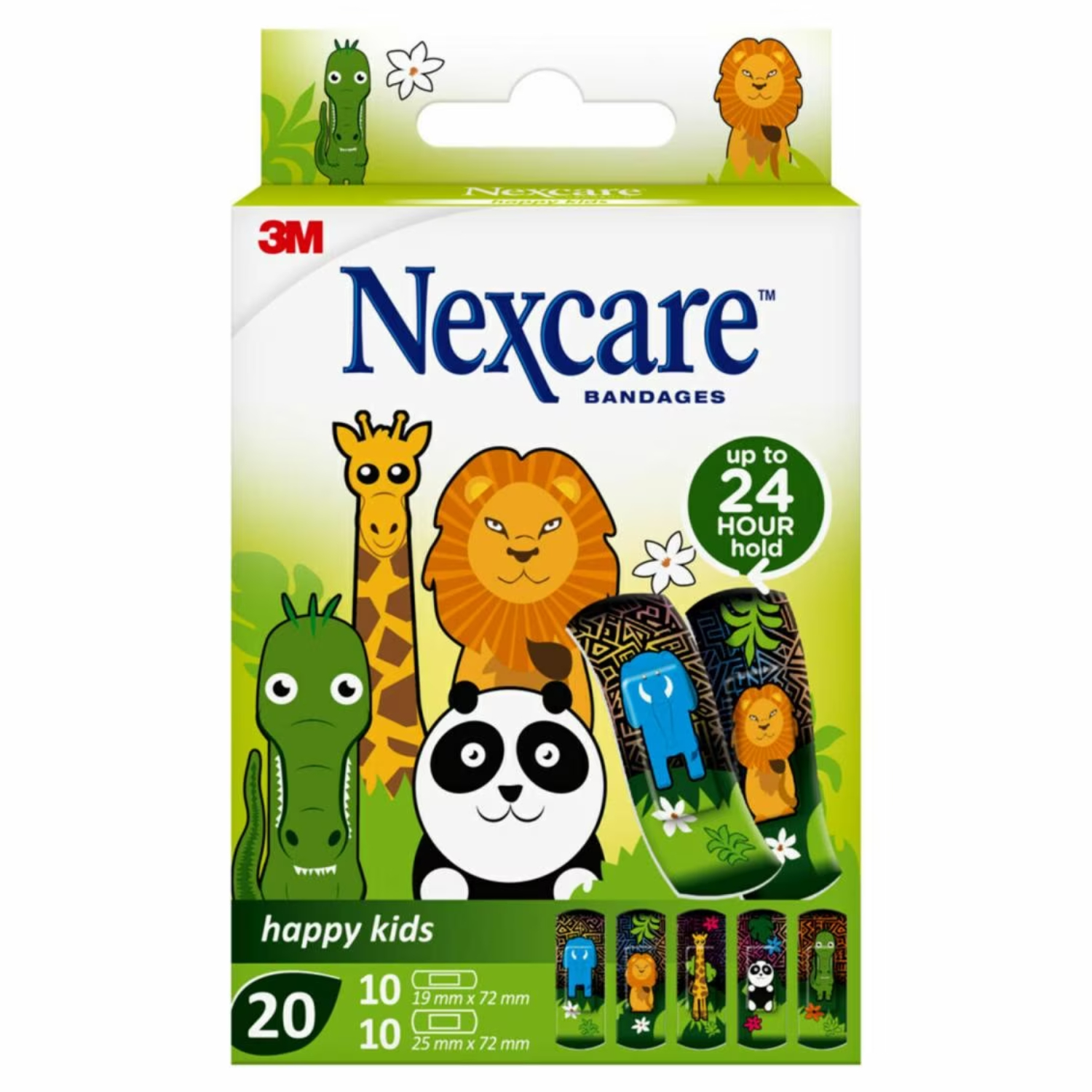 Nexcare Animals Kids Bandages 20's