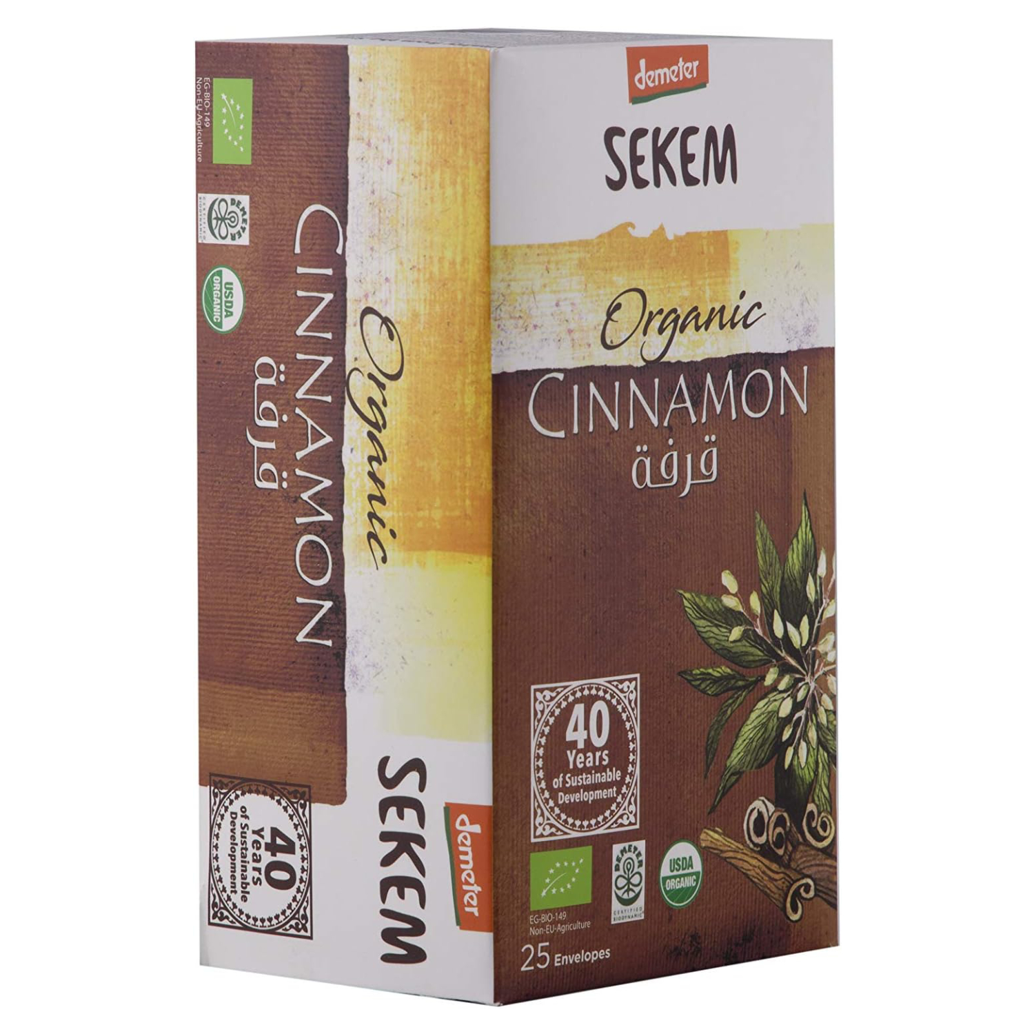 Sekem Organic Cinnamon Tea, Tea Bags 25's