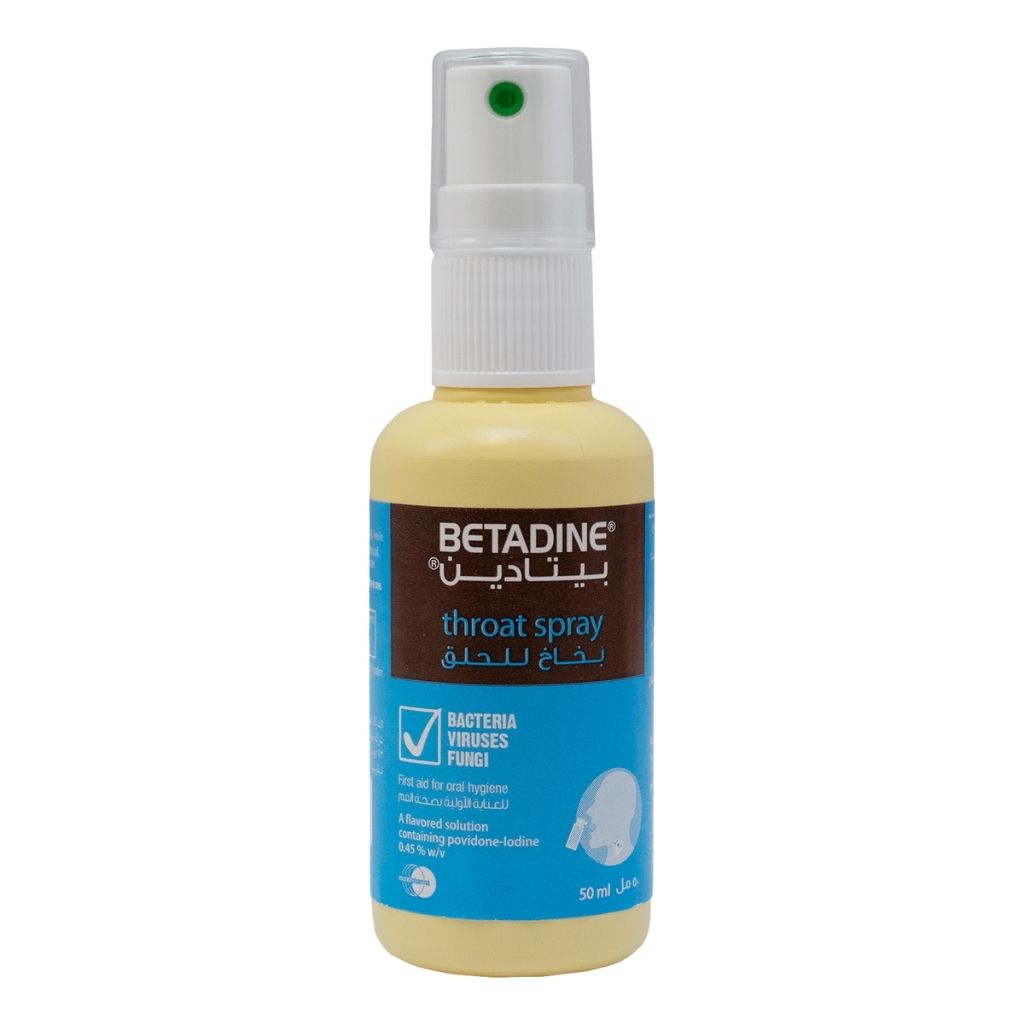 Betadine Povidone-Iodine Throat Spray 50ml