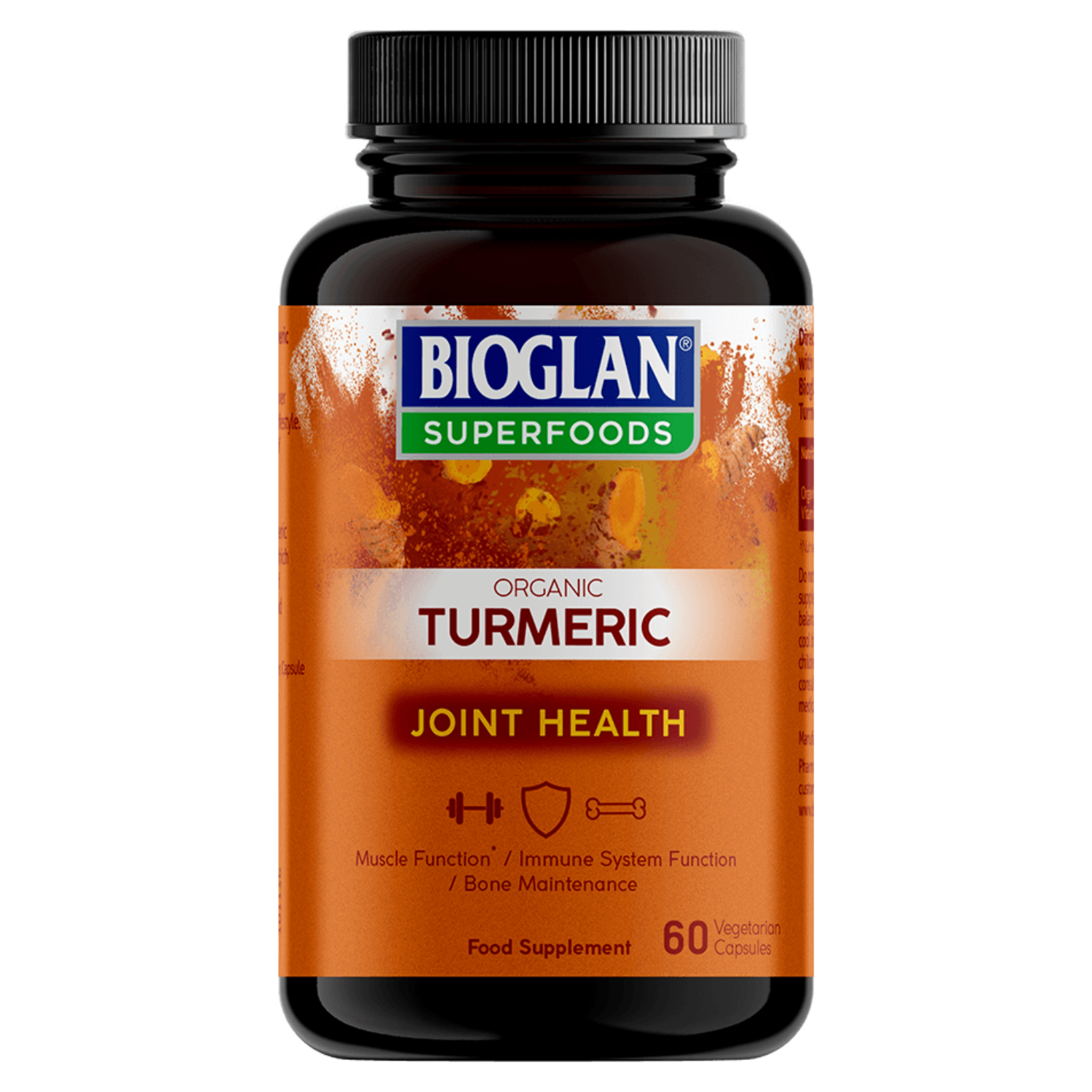 Product Image for Bioglan Superfood Organic Turmeric Capsules 60's