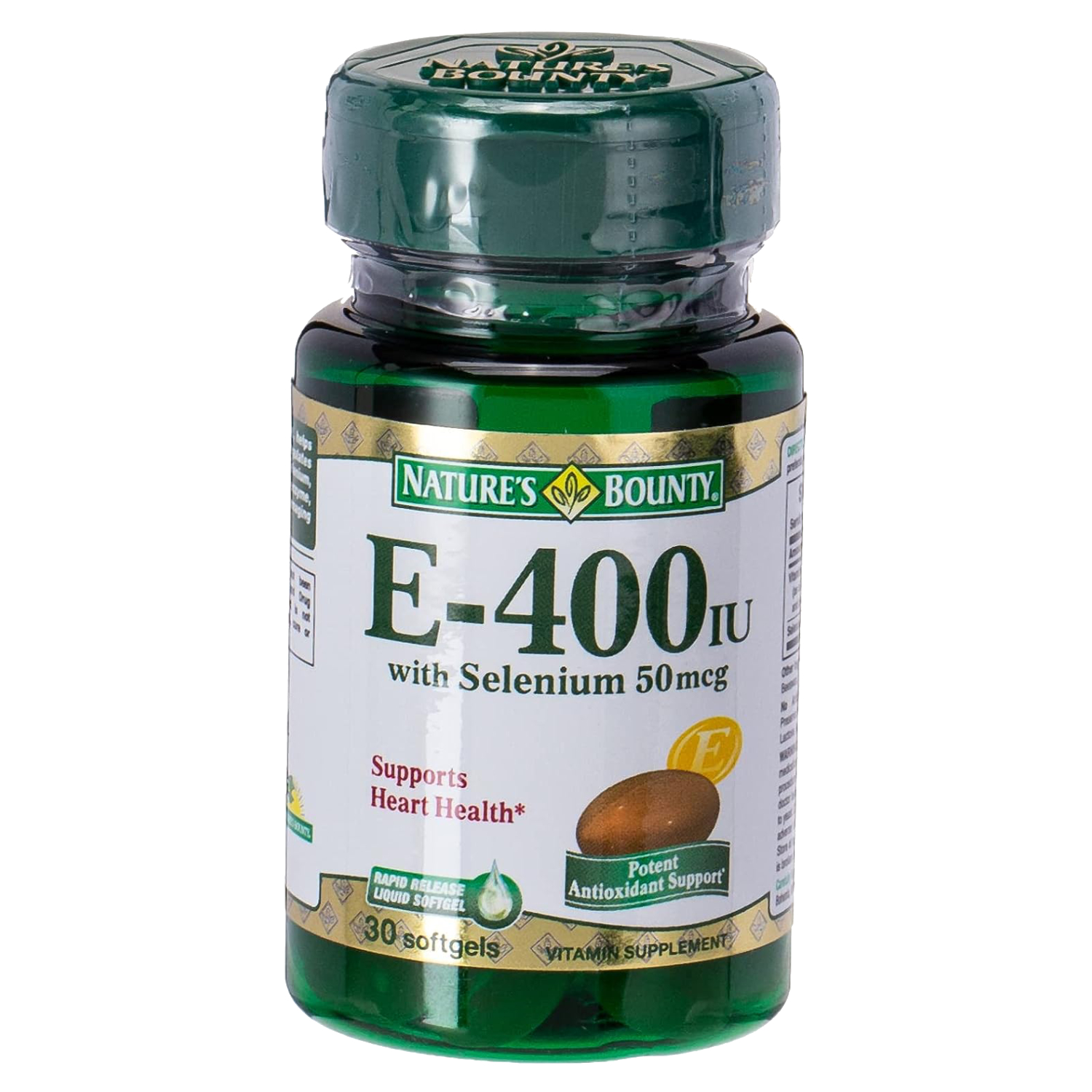 Nature's Bounty E-400IU w/ Selenium 50mg Softgels 30's