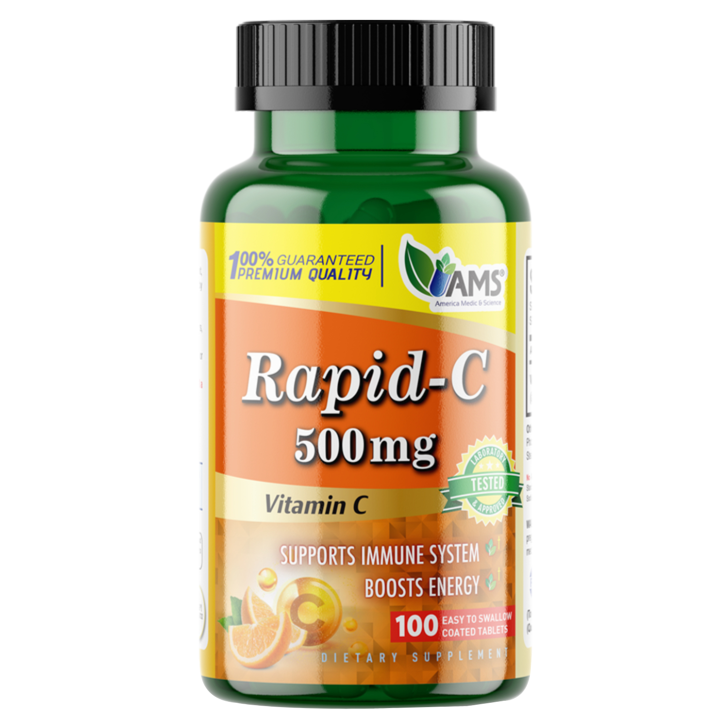 Ams Rapid C 500mg Tablets 100's