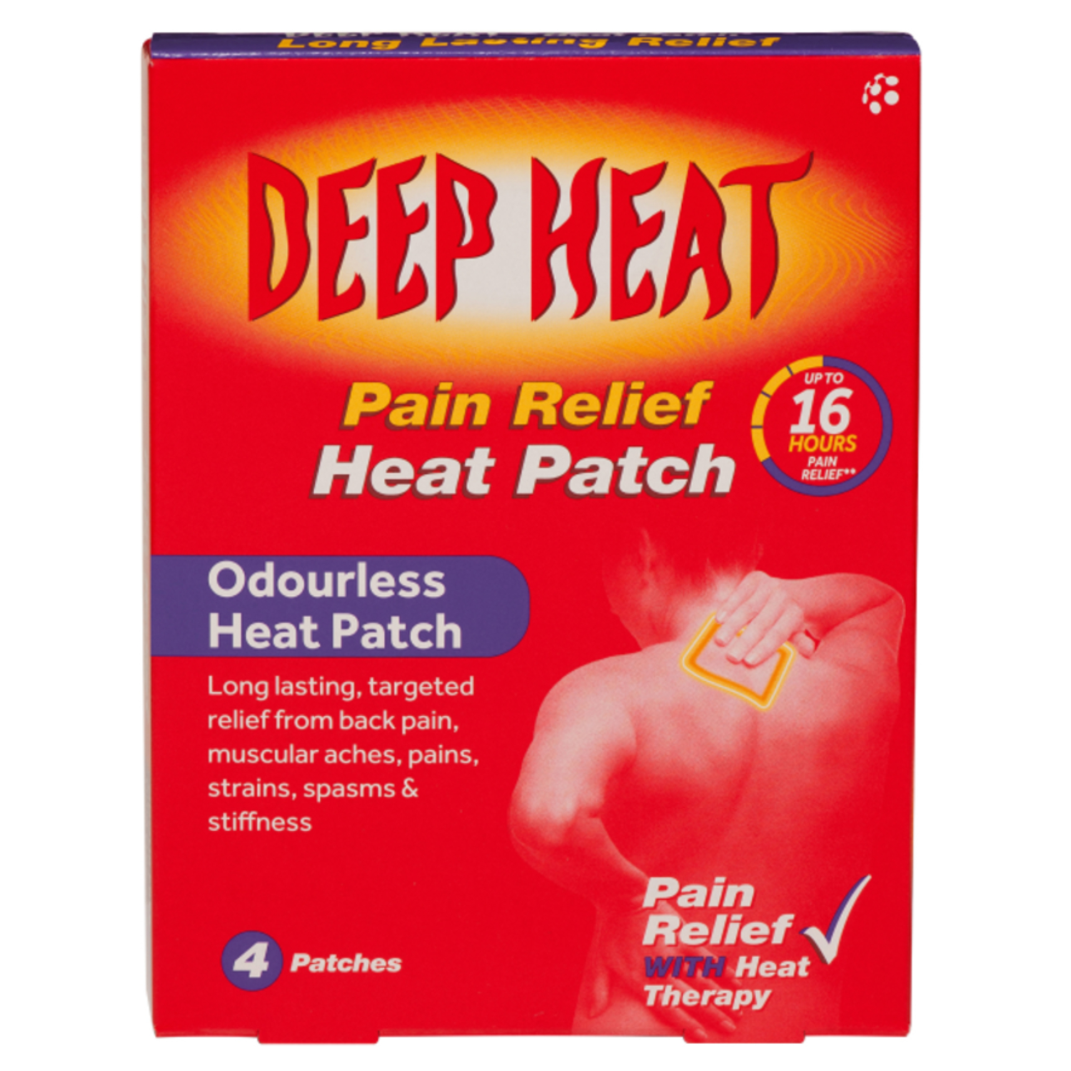 Back Image for Deep Heat Patch 4's