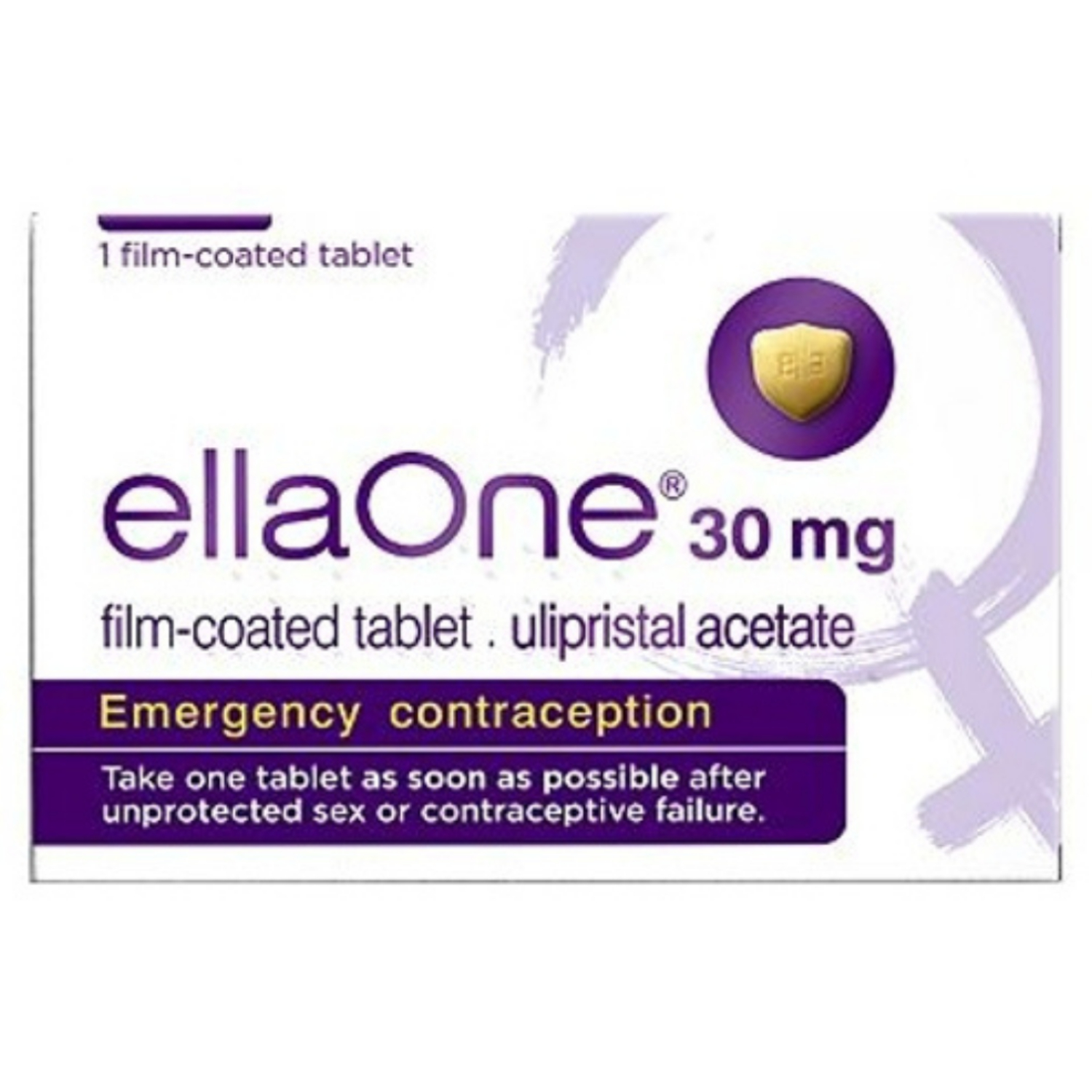 ELLAONE 30MG ULIPRISTAL ACETATE EMERGENCY CONTRACEPTION