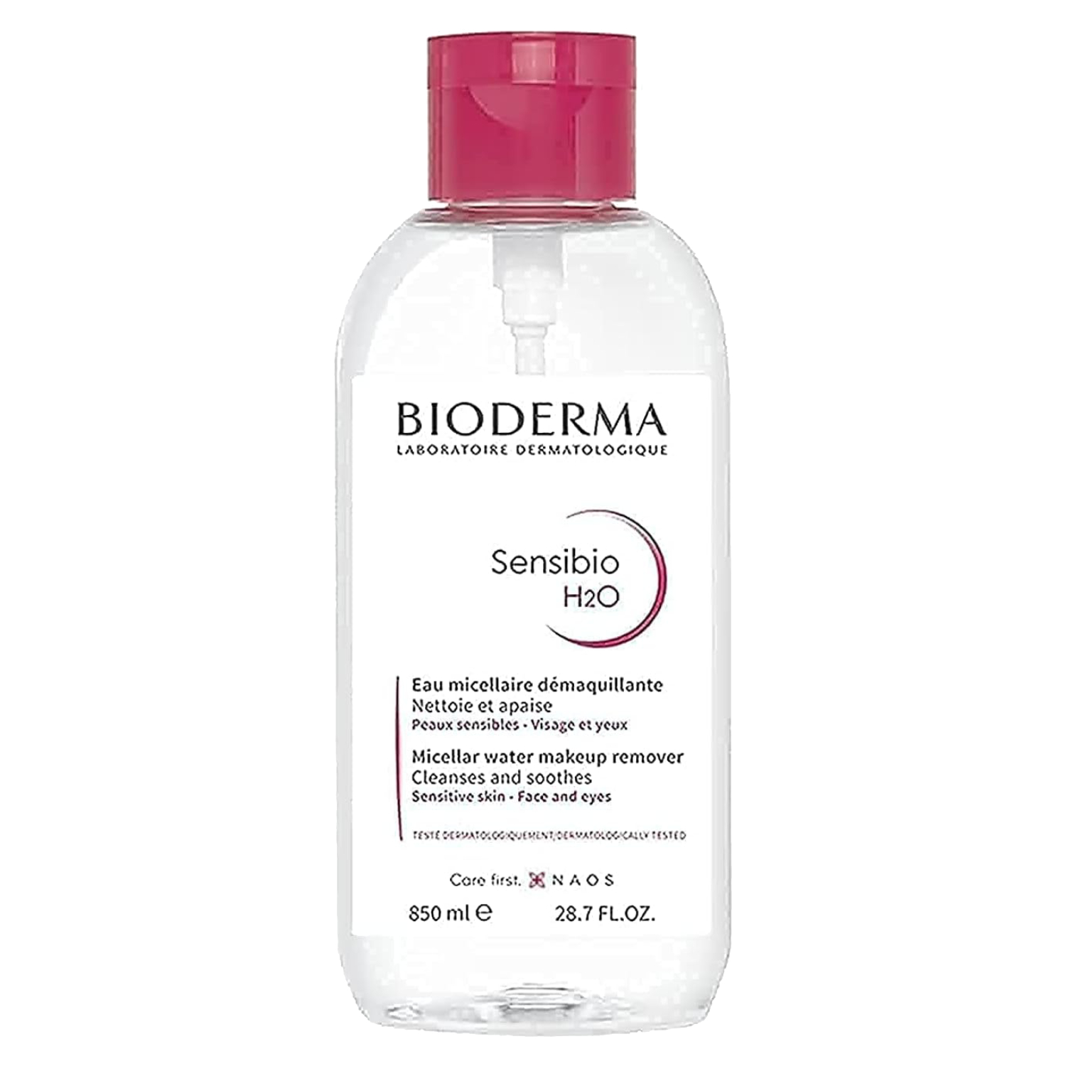 Bioderma Sensibio H2O Cleansing & Make up Removing Micellar Water For Sensitive Skin 850ml