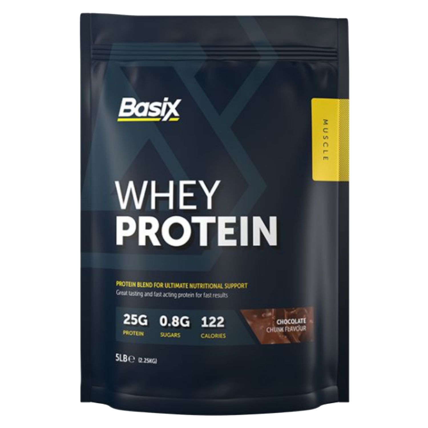 Basix Whey Protein Powder, Chocolate Chunk 5lbs