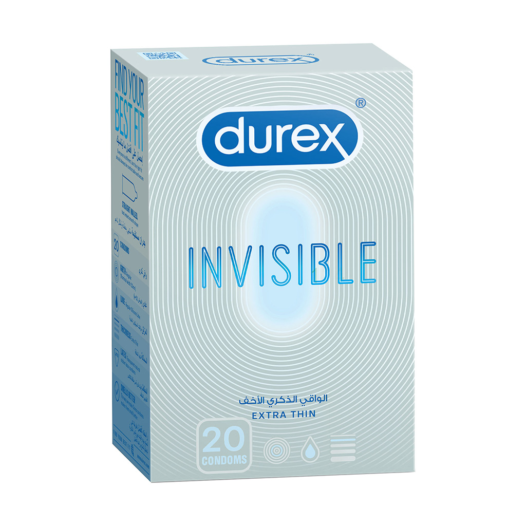 Durex Invisible Extra Thin Condom 20s