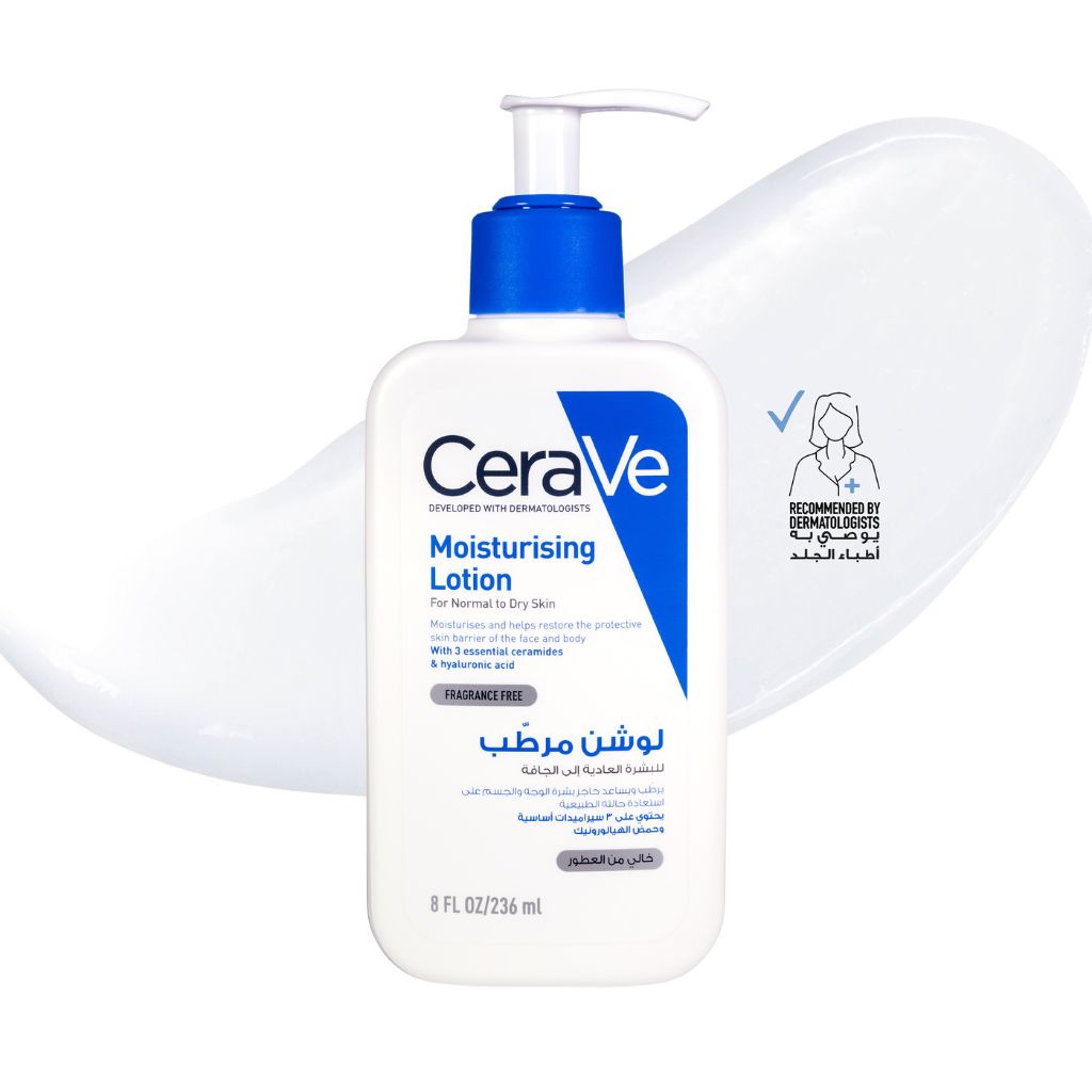 Cerave Moisturizing Lotion for Normal to Dry Skin with Hyaluronic Acid 236Ml