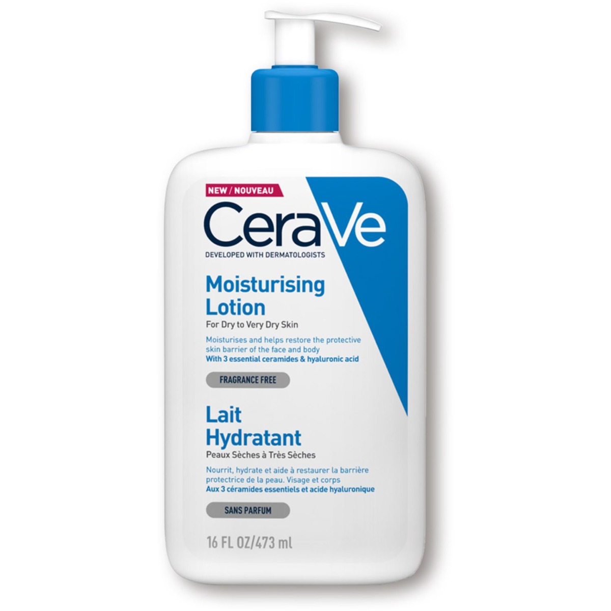 Cerave Moisturizing Lotion For Dry to Very Dry Skin With Hyaluronic Acid 473ml