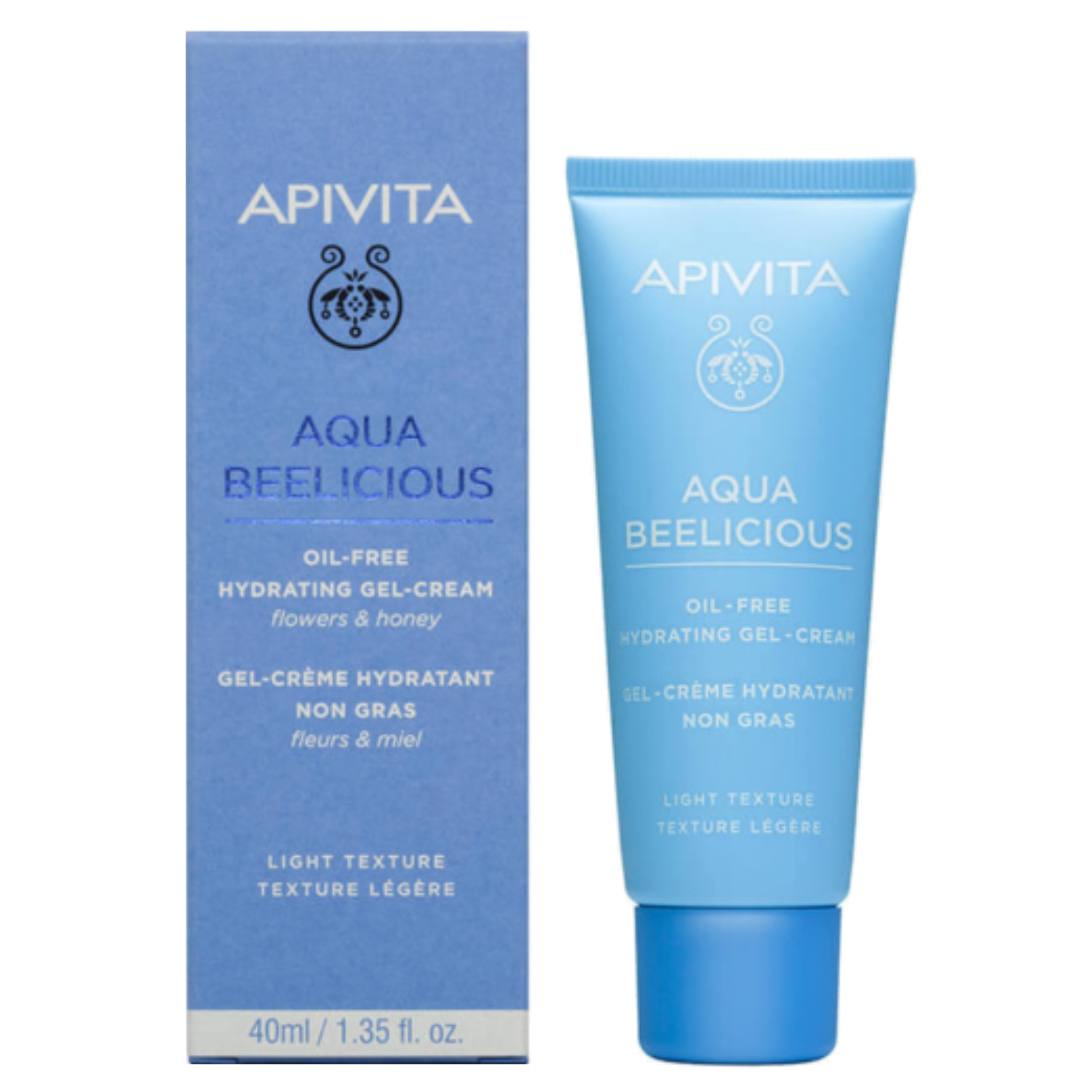 Apivita Aqua Beelicious Oil-Free Hydrating Comfort Gel-Cream, Light Texture 40ml