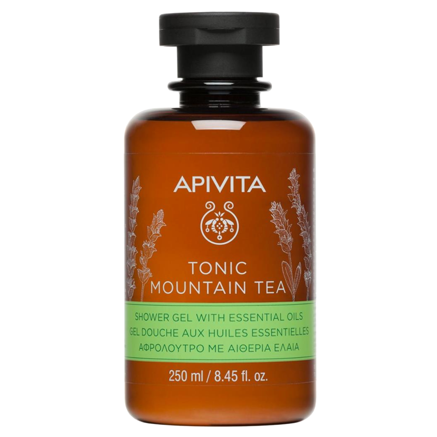 Apivita Tonic Mountain Tea Shower Gel 250ml