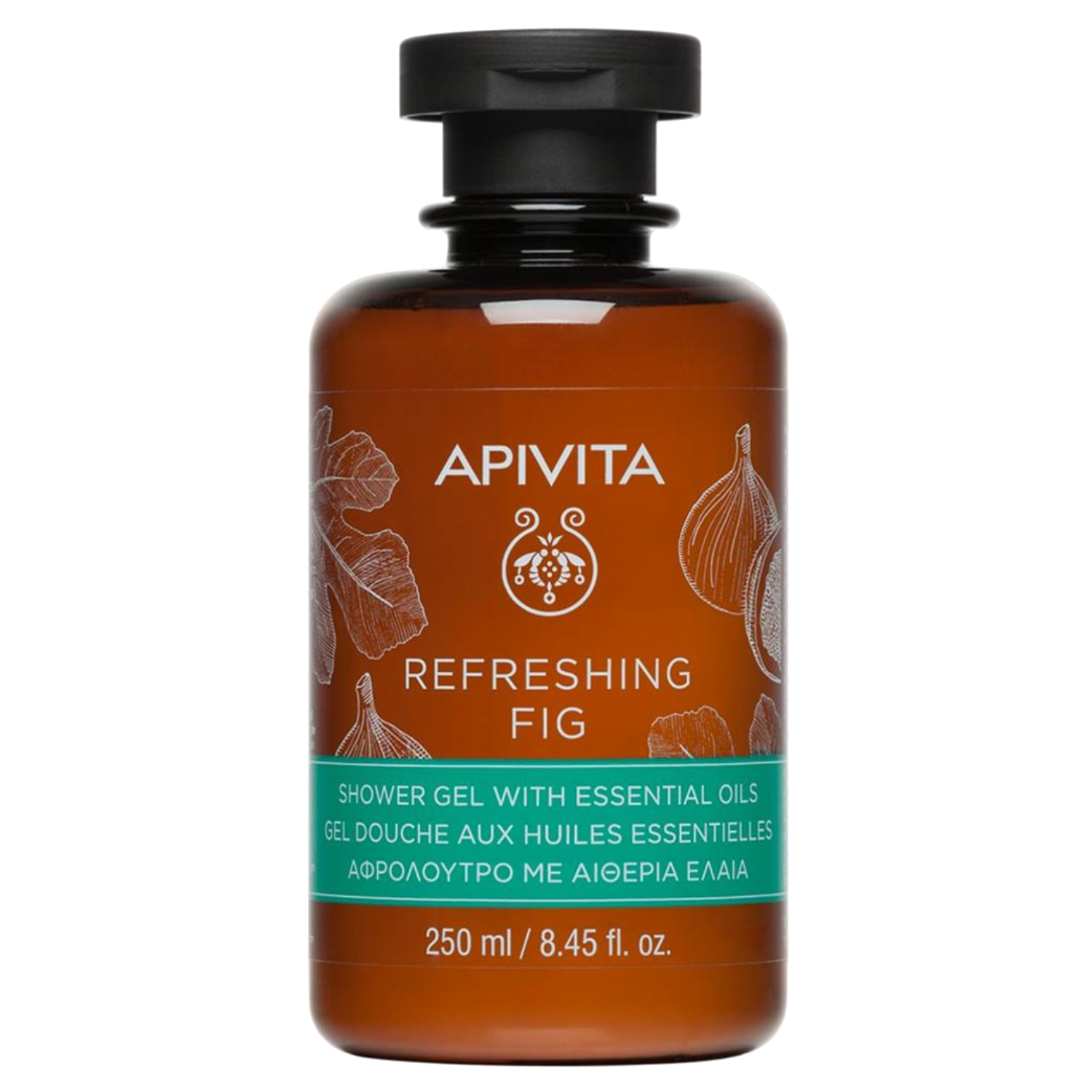 Apivita Refreshing Fig Shower Gel With Essential Oils 250ml