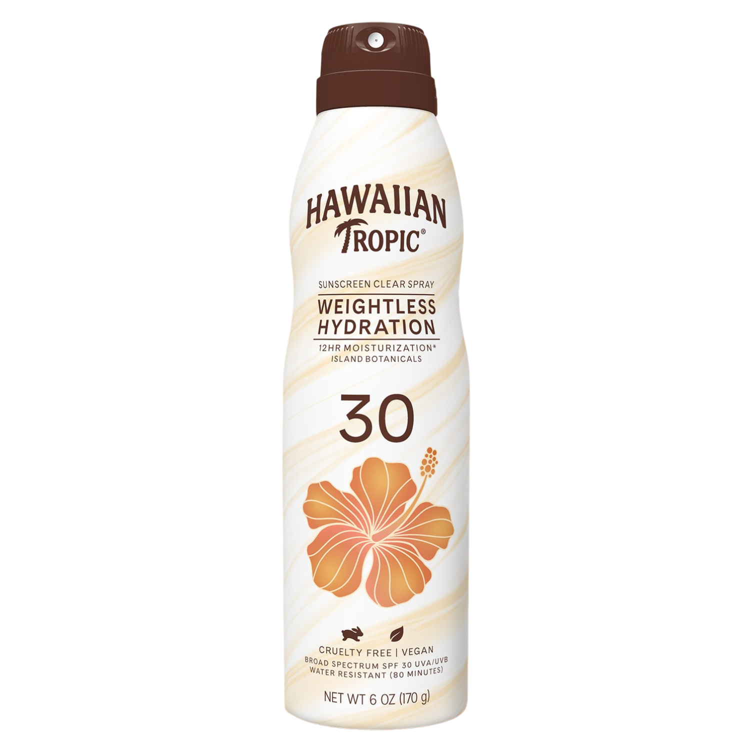 Hawaiian Tropic Silk Hydration Weightless Continous Spray Sunscreen SPF30 170g