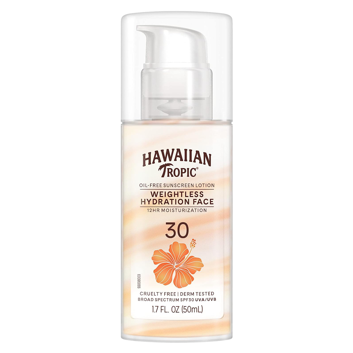 Hawaiian Tropic Silk Hydration Weightless Oil Free Sunscreen Lotion for Face Reef Friendly SPF30 50ml