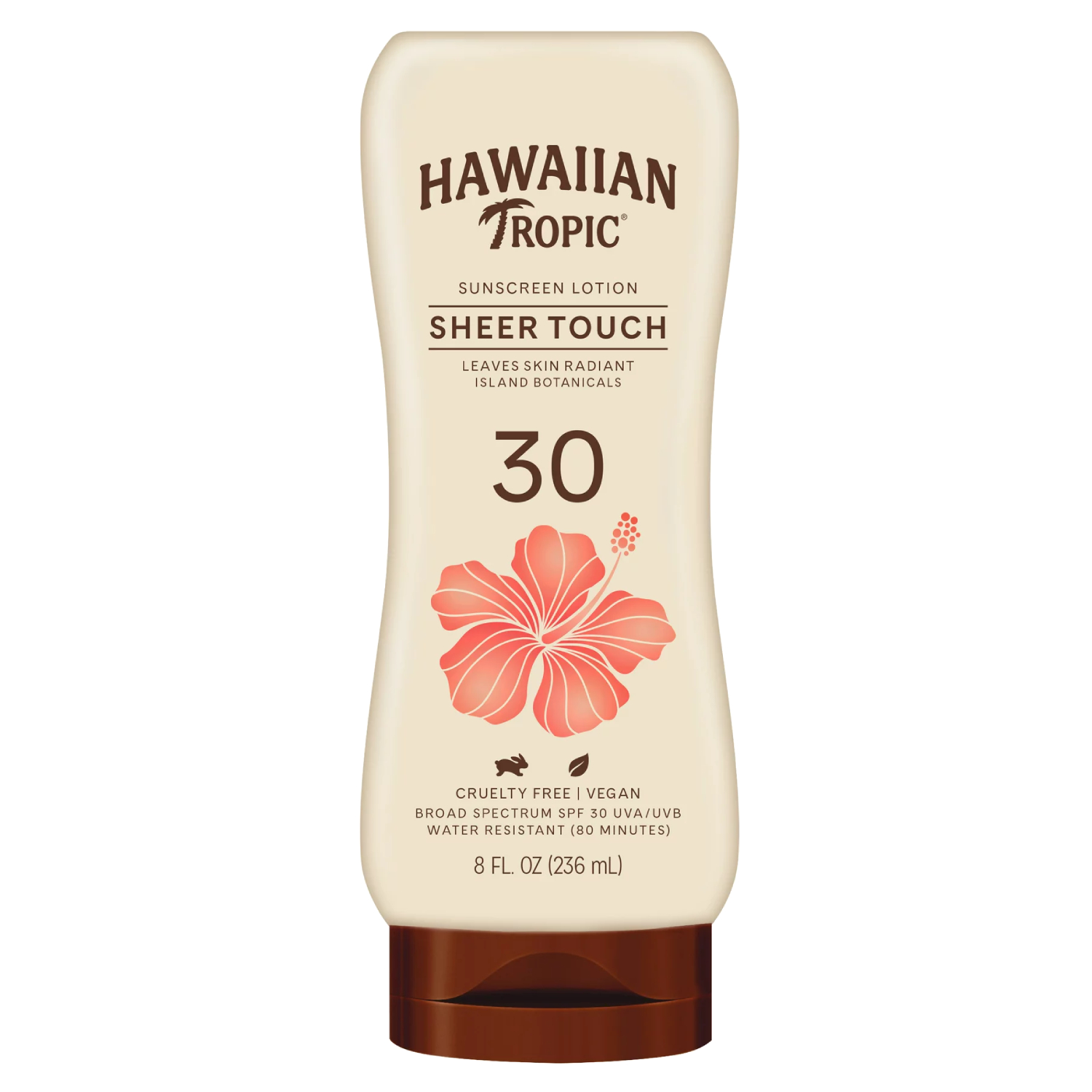 Hawaiian Tropic Sheer Touch Lotion Sunscreen Moisturizing Broad Spectrum Protection SPF30 236ml