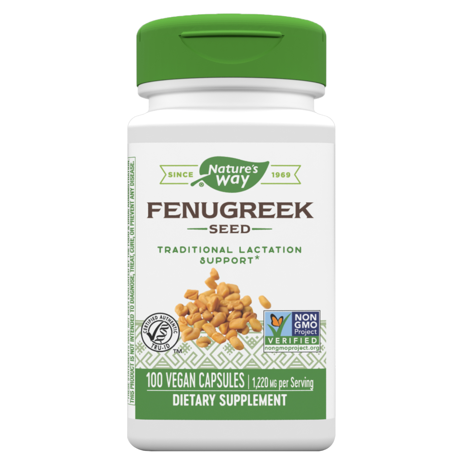 Nature's Way Fenugreek Seed Vegan Capsules 100's
