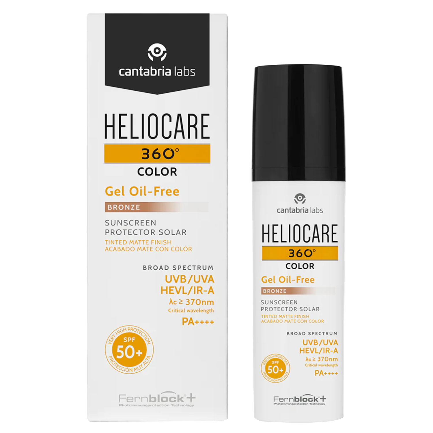 Product Image for Heliocare 360 Gel Oil-Free SPF50 Bronze 50ml