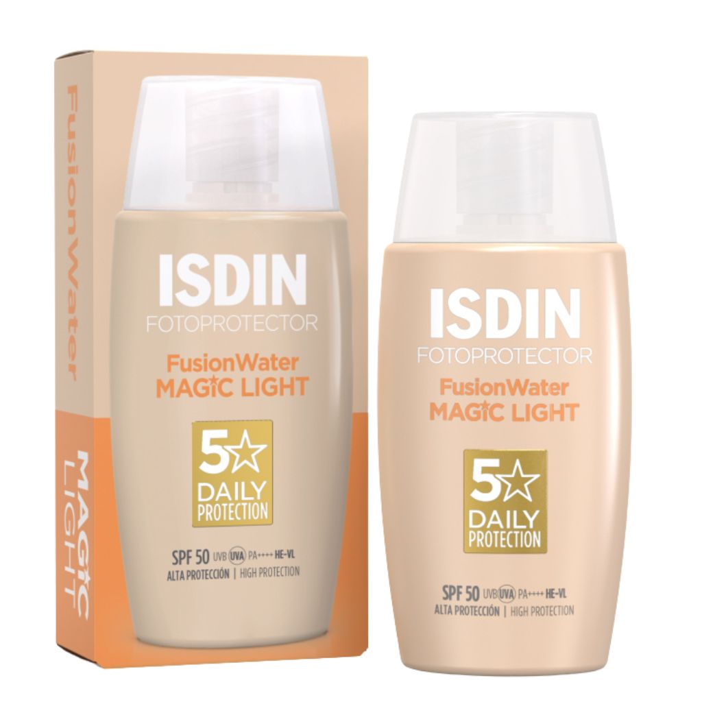 Isdin Fusion Water SPF50 Color Light, Tinted Sunscreen 50ml