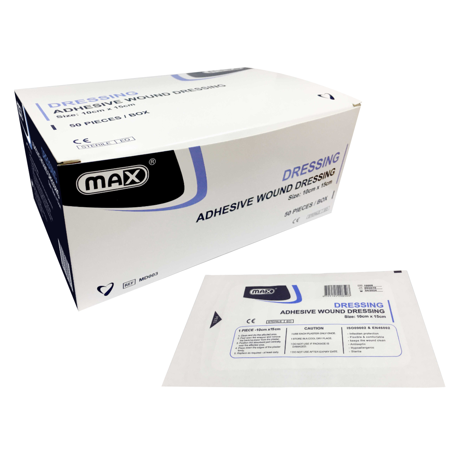 Product Image for Max Wound Adhesive Dressing 10X15cm 50pcs
