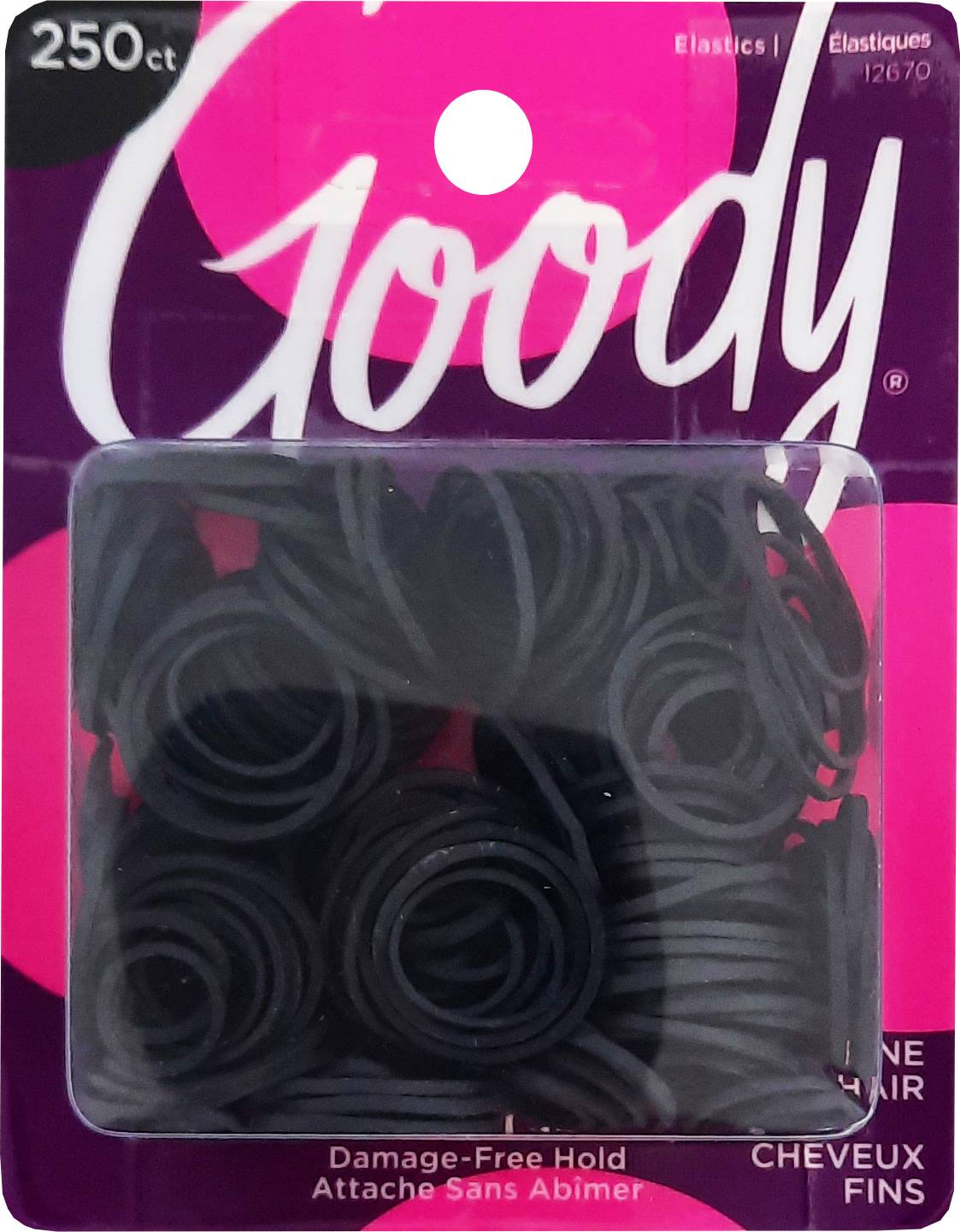Product Image for Goody Classics Rubberband Black 250 pcs