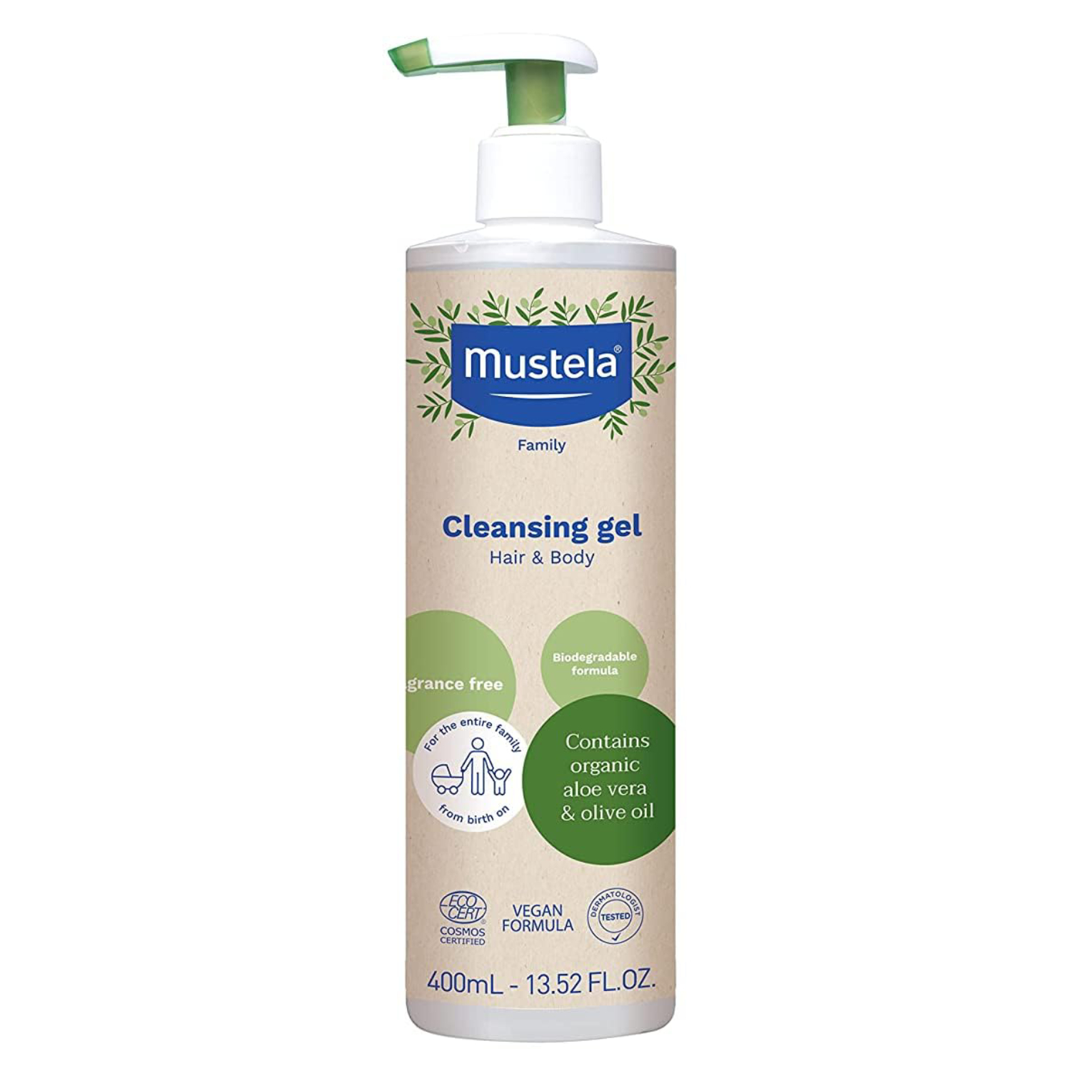 Product Image for Mustela Bio Organic Cleansing Gel 400ml