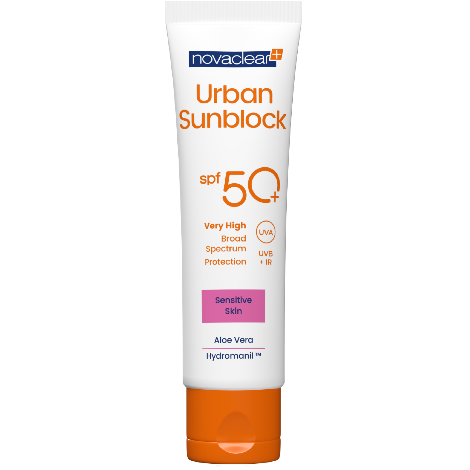 Product Image for Novaclear Urban Sunblock Spf 50+ Sensitive Skin 40ml