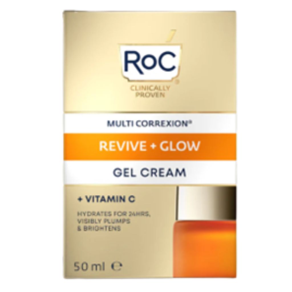 RoC Multi Correxion Revive + Glow Antiaging Vitamin C Gel Cream 50ml