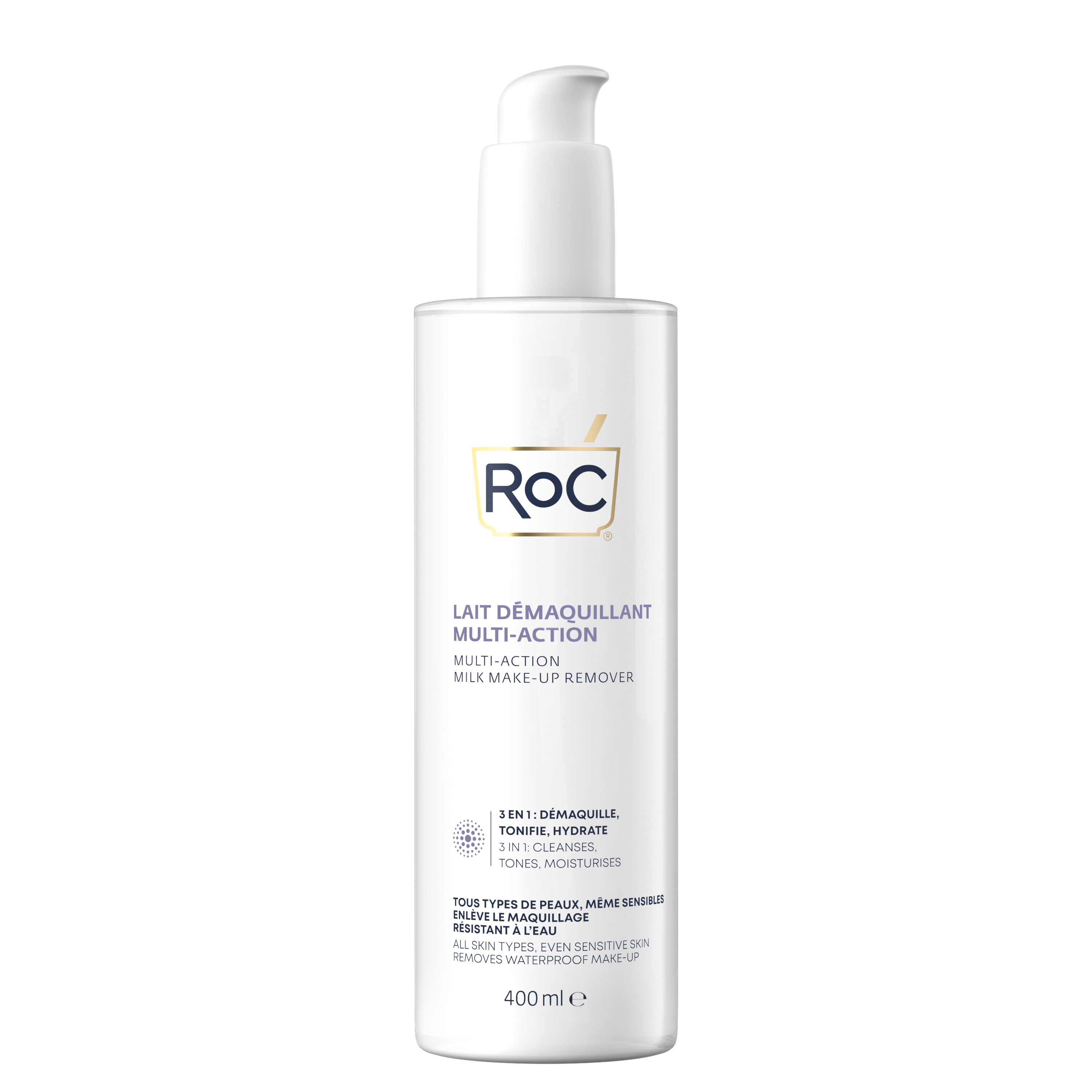 Product Image for ROC Multi-Action Make-Up Remover Milk 400ml