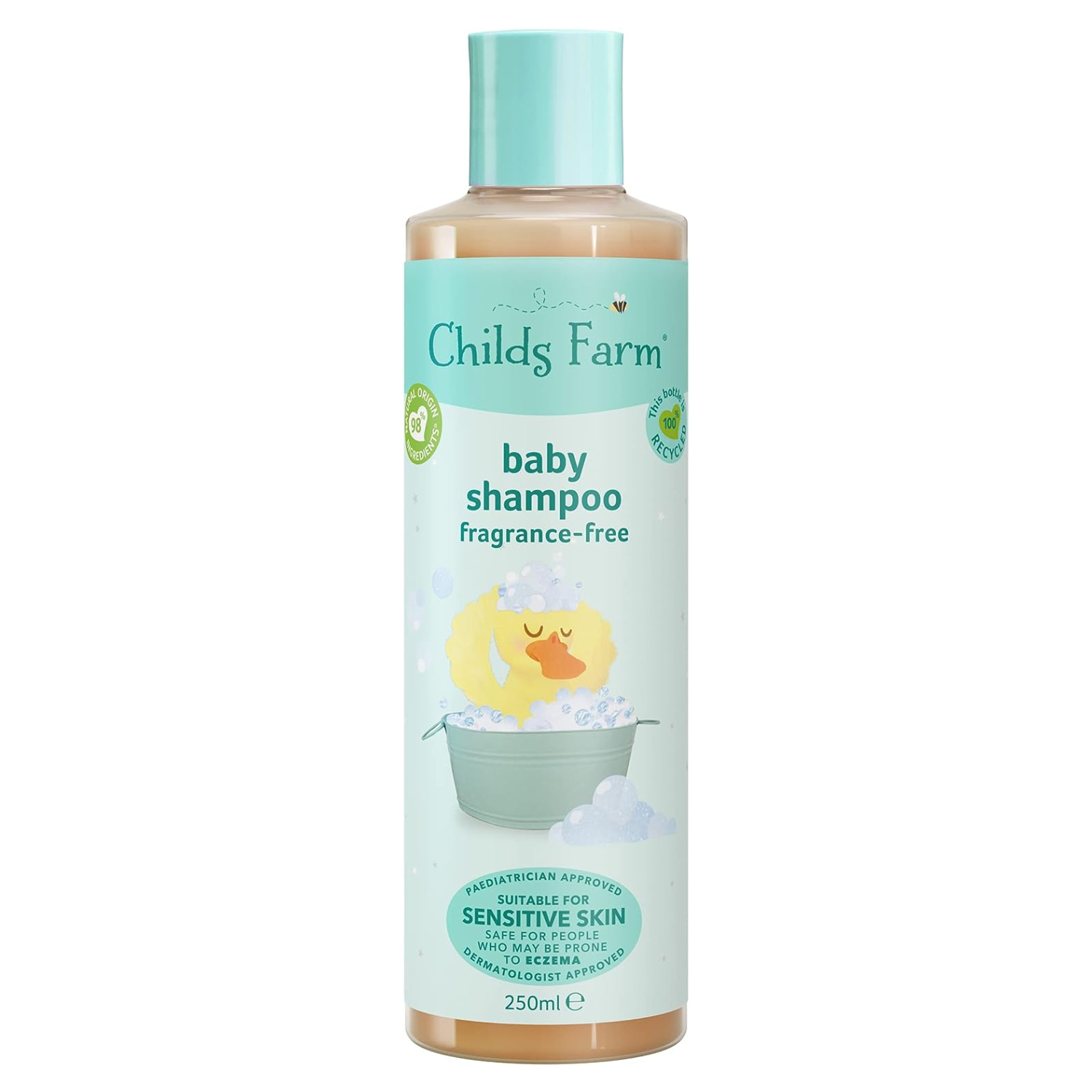 Childs Farm Baby Shampoo, Fragrance Free 250ml
