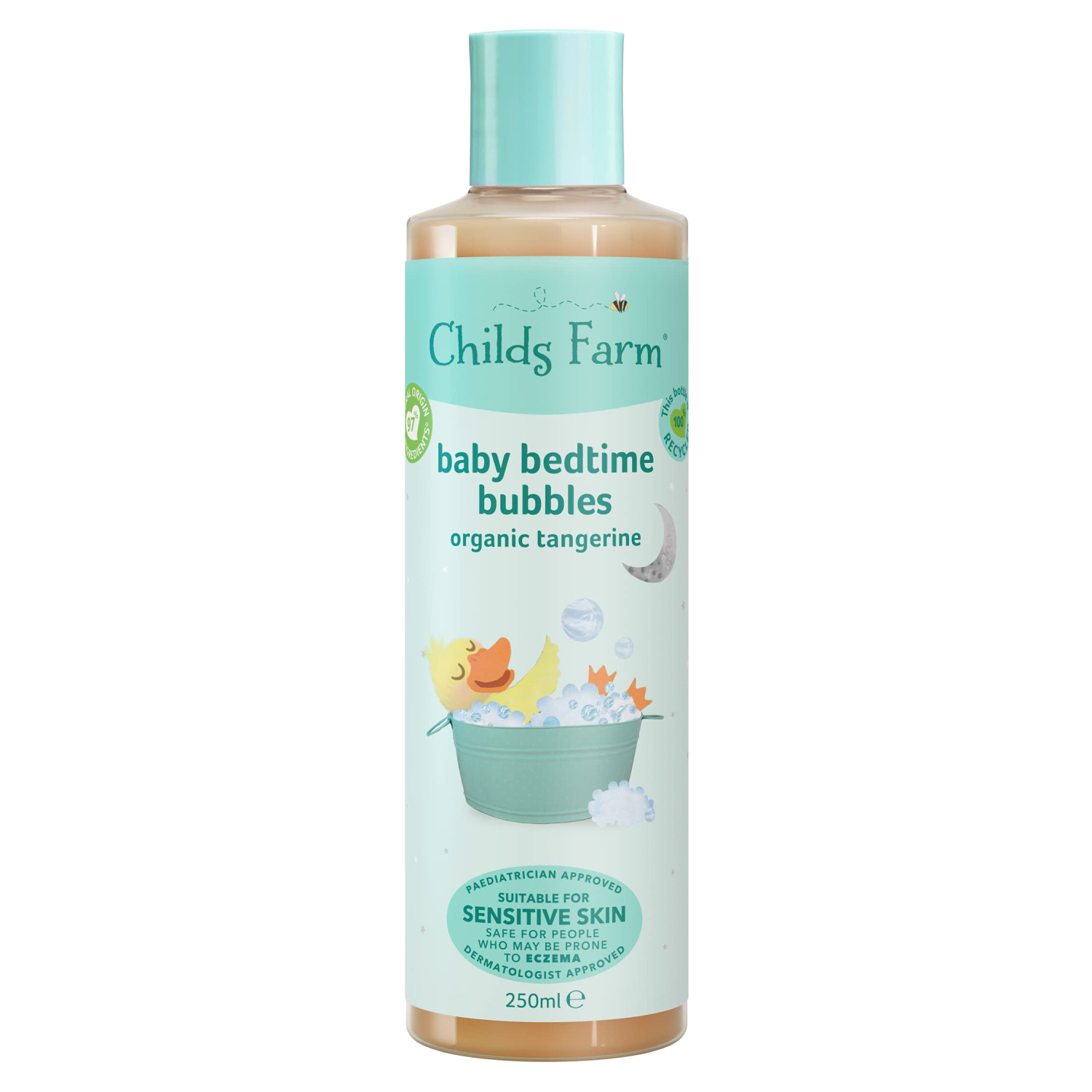 Childs Farm Baby Bedtime Bubbles, Organic Tangerine 250ml 
