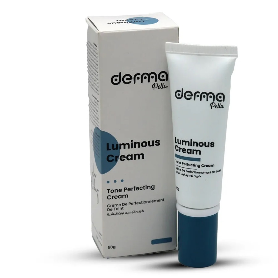 Derma Pella Luminous Cream, Tone Perfecting Brightening Cream With Niacinamide 50g