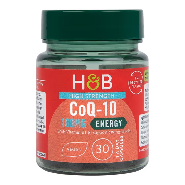 Product Image for Holland & Barrett High Strength Co-Q10 100mg 30 Capsules