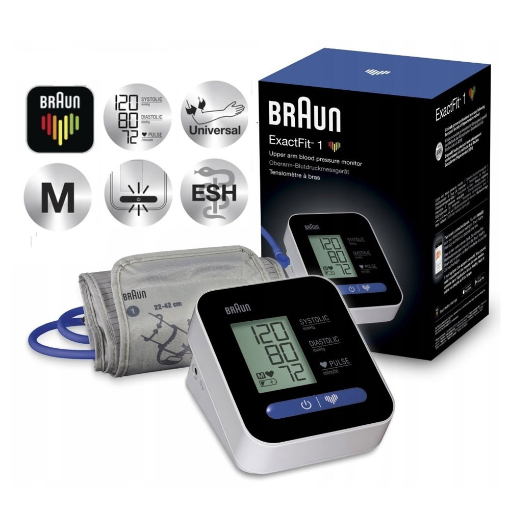 Braun ExactFit 1 Upper Arm BP Monitor - BUA 5000 EUV1