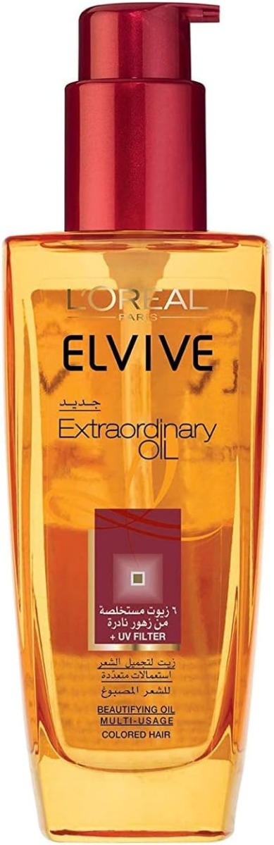 Product Image For Loreal Elvive Extraordinary Col Hair Oil 100Ml