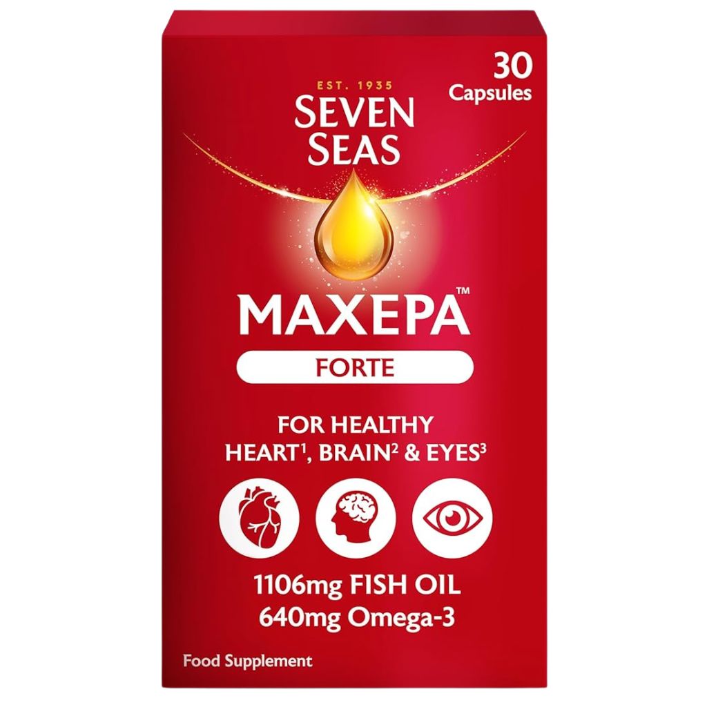 Seven Seas Maxepa Forte Omega 3 Capsules For Healthy Heart, Pack of 30's 