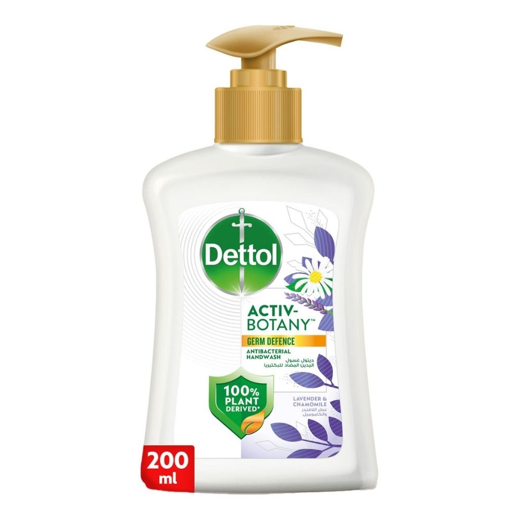 Dettol Activ-Botany Liquid Handwash, Lavender & Chamomile Scent, 200ml
