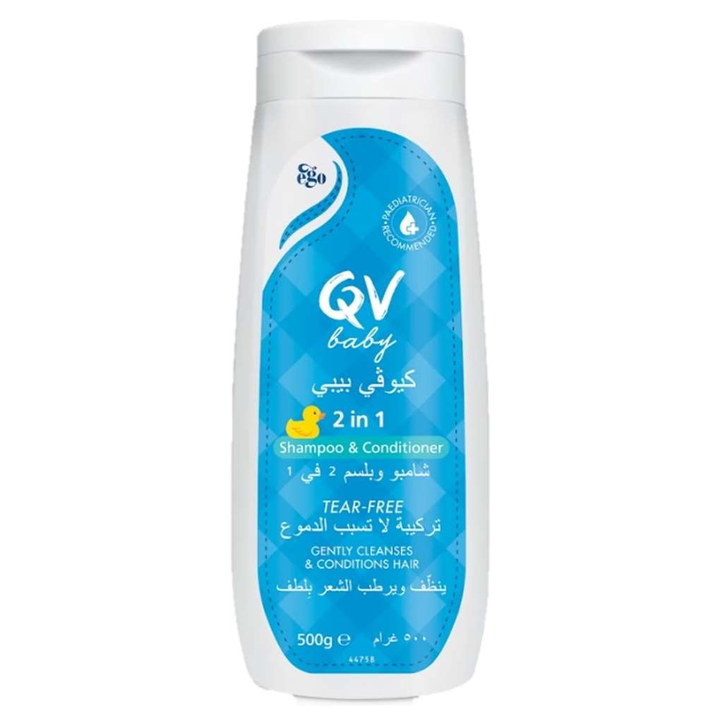 Qv Baby 2 In1 Tear Free Baby Shampoo & Conditioner 500ml