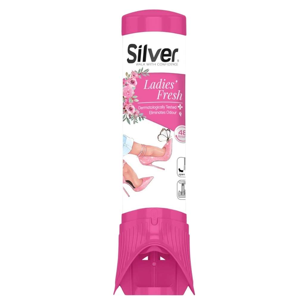 Silver Ladies Fresh Shoe Deodorant 100ml
